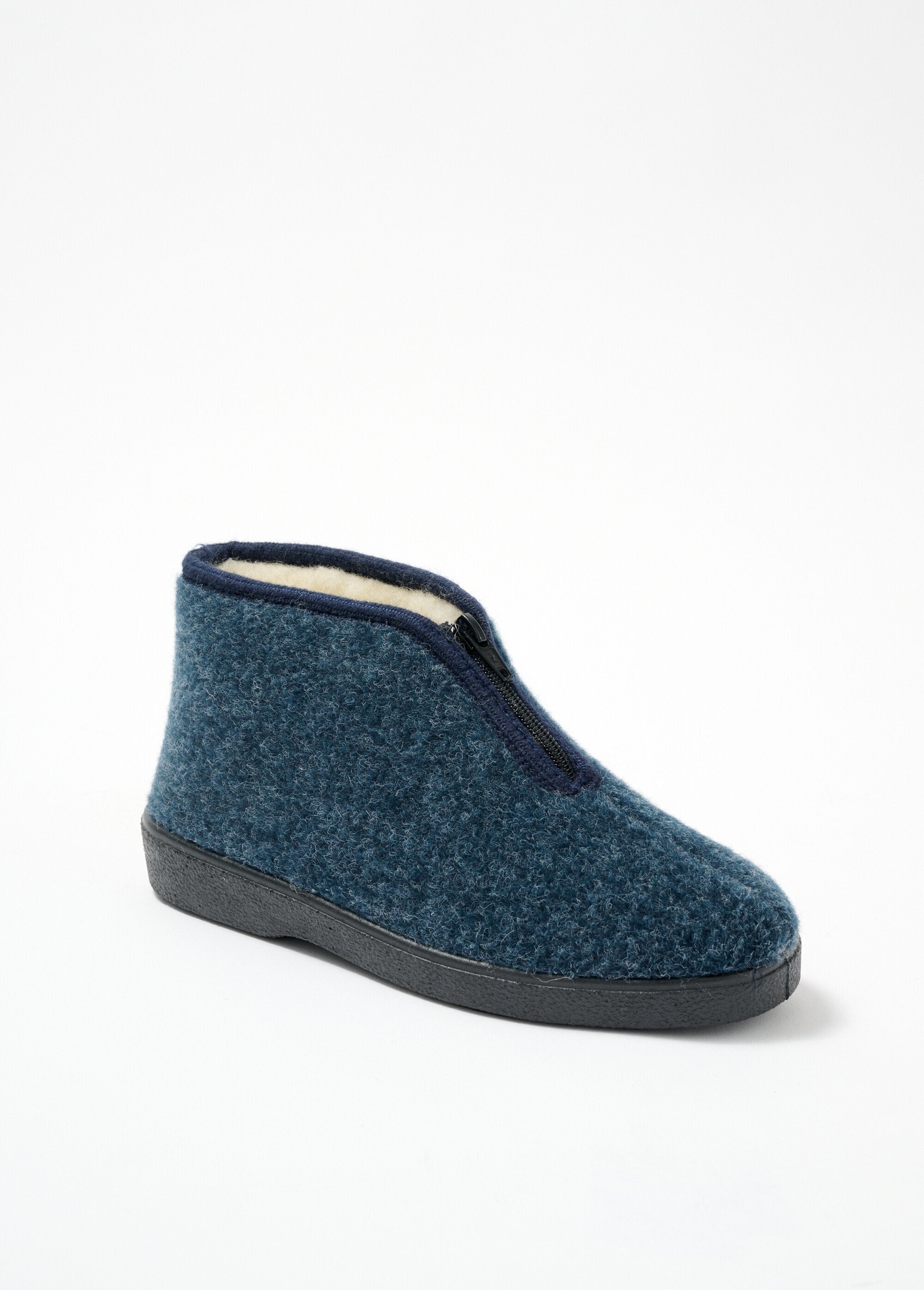 Pantuflas_forradas_con_cremallera_de_ancho_confortable_Bleu_jean_FA1_slim