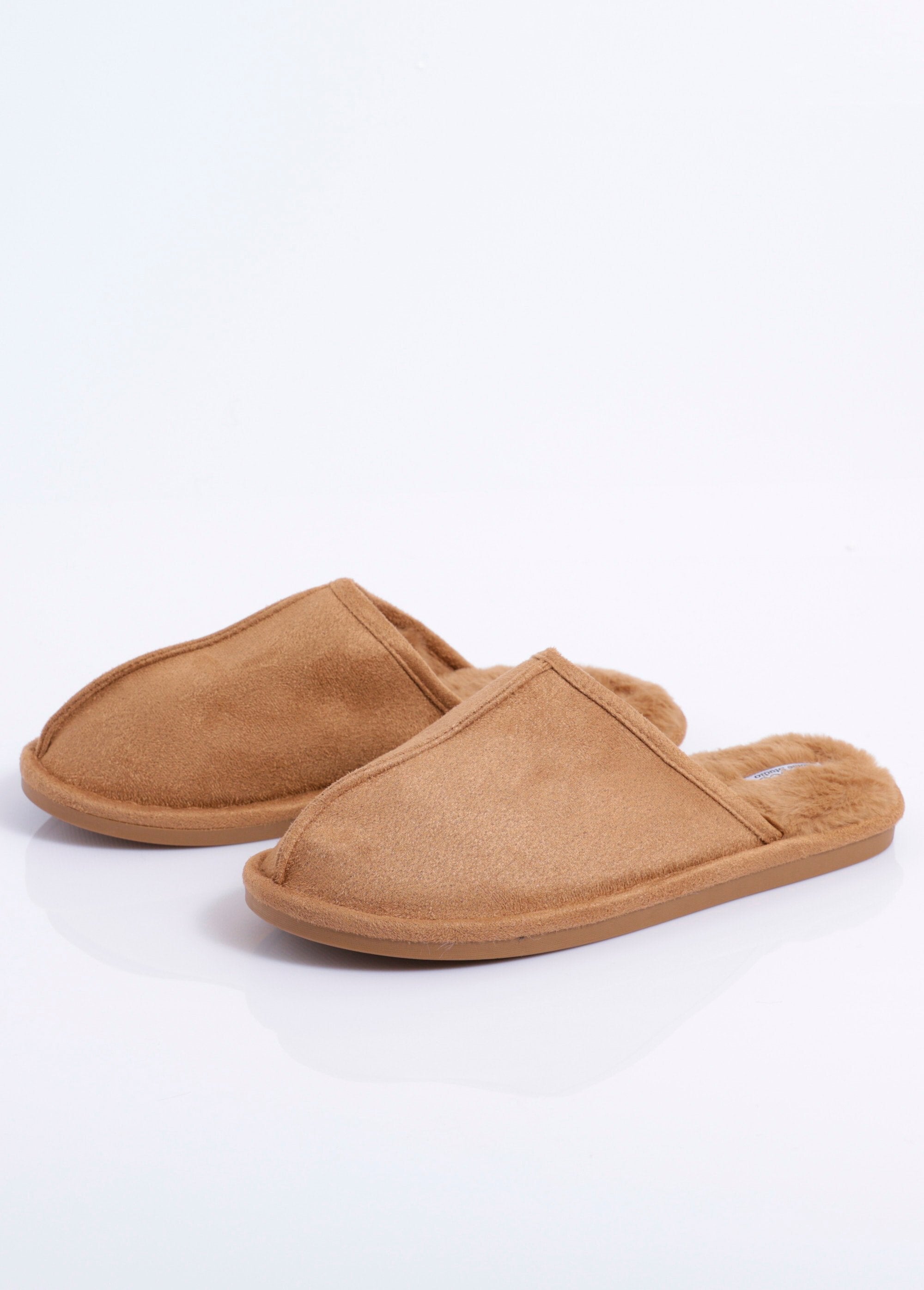Chaussons_mules_suédine_chauds_fourrés_Cognac_DE1_slim