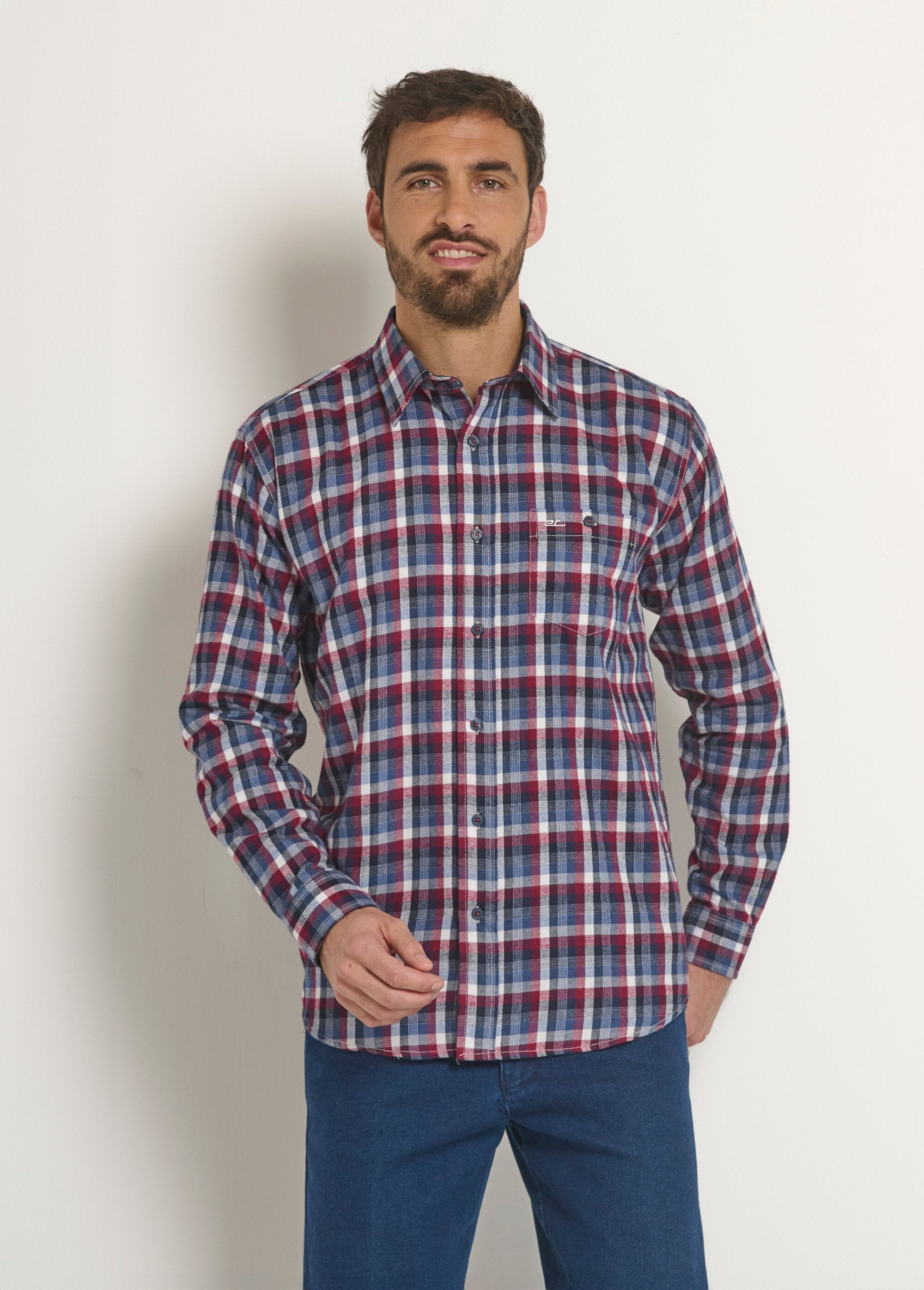 Chemise_chaude_en_flanelle_avec_carreaux_Carreaux_bleu_et_rouge_FA1_slim