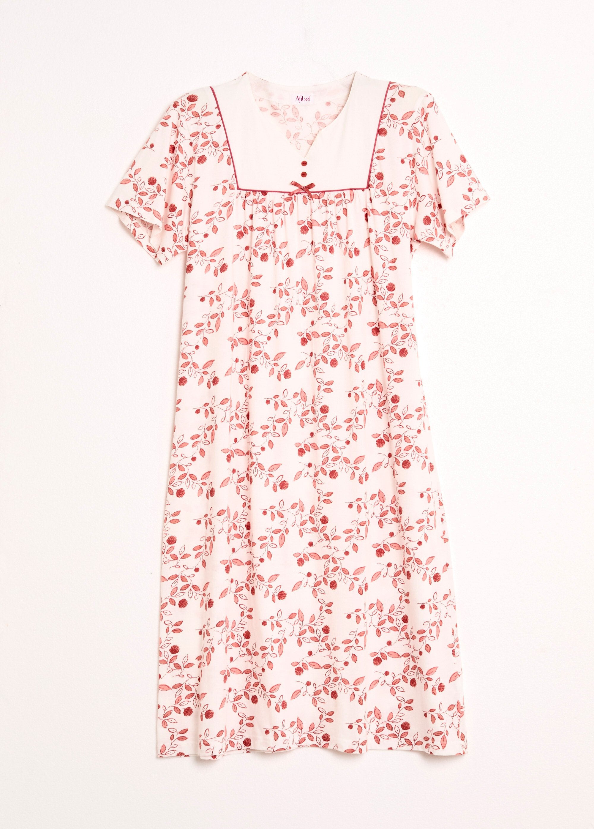 Chemise_de_nuit_confort_mi_longue_imprimée_Terracotta_AP1_slim