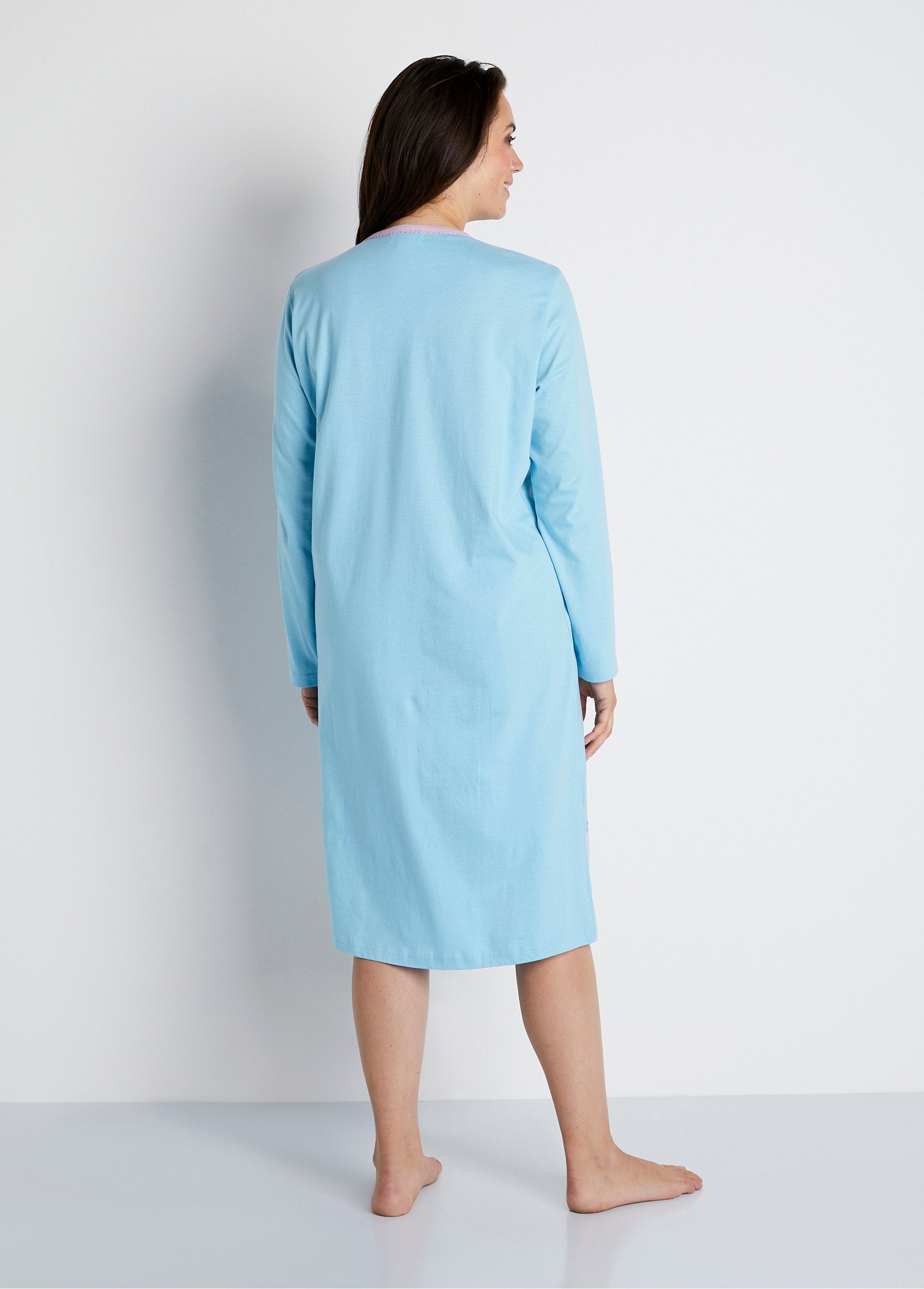 Chemise_de_nuit_mi_longue_manches_longues_Bleu_DO1_curvy