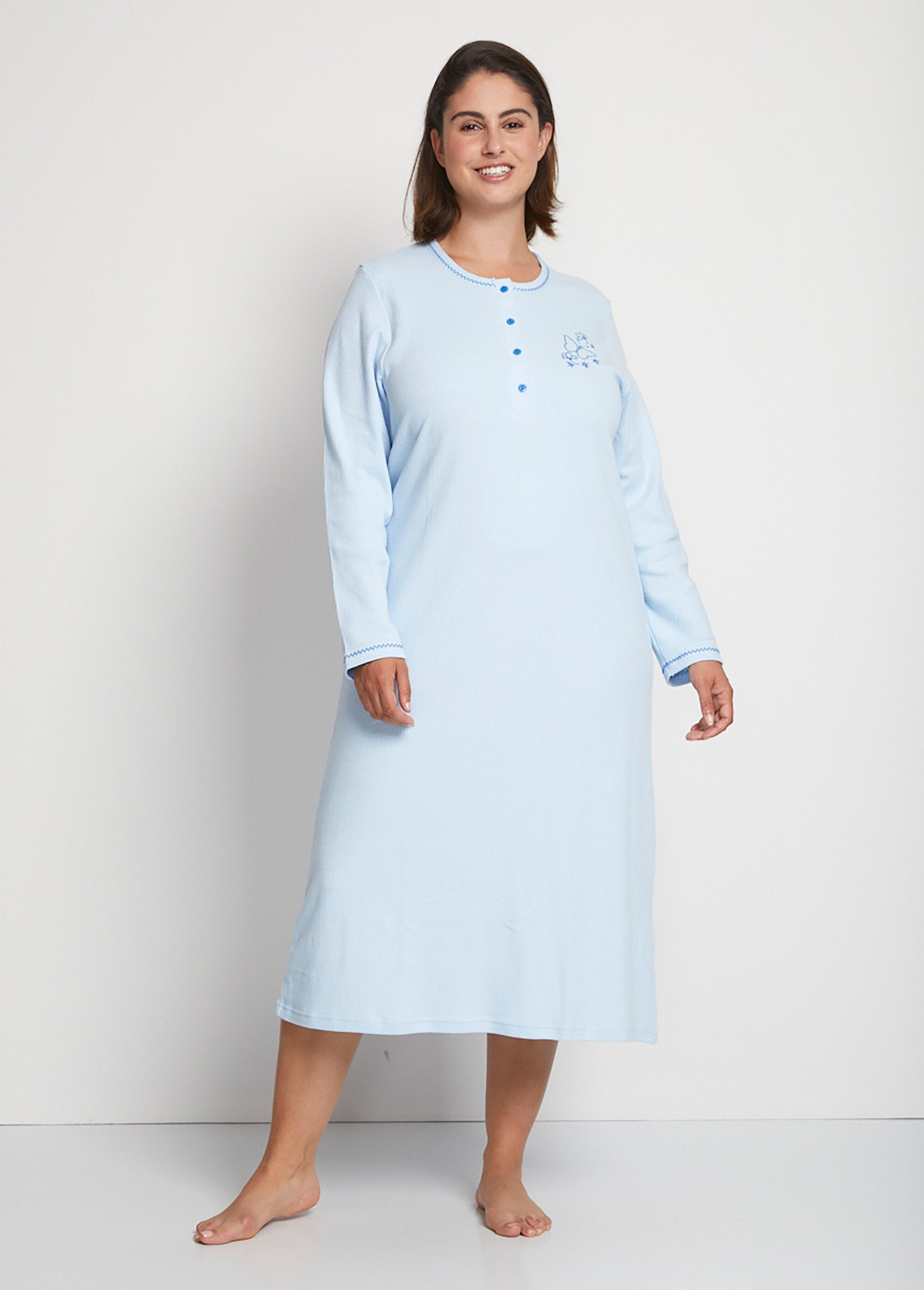 Chemise_de_nuit_tee-shirt_brodée_Bleu_FA1_curvy