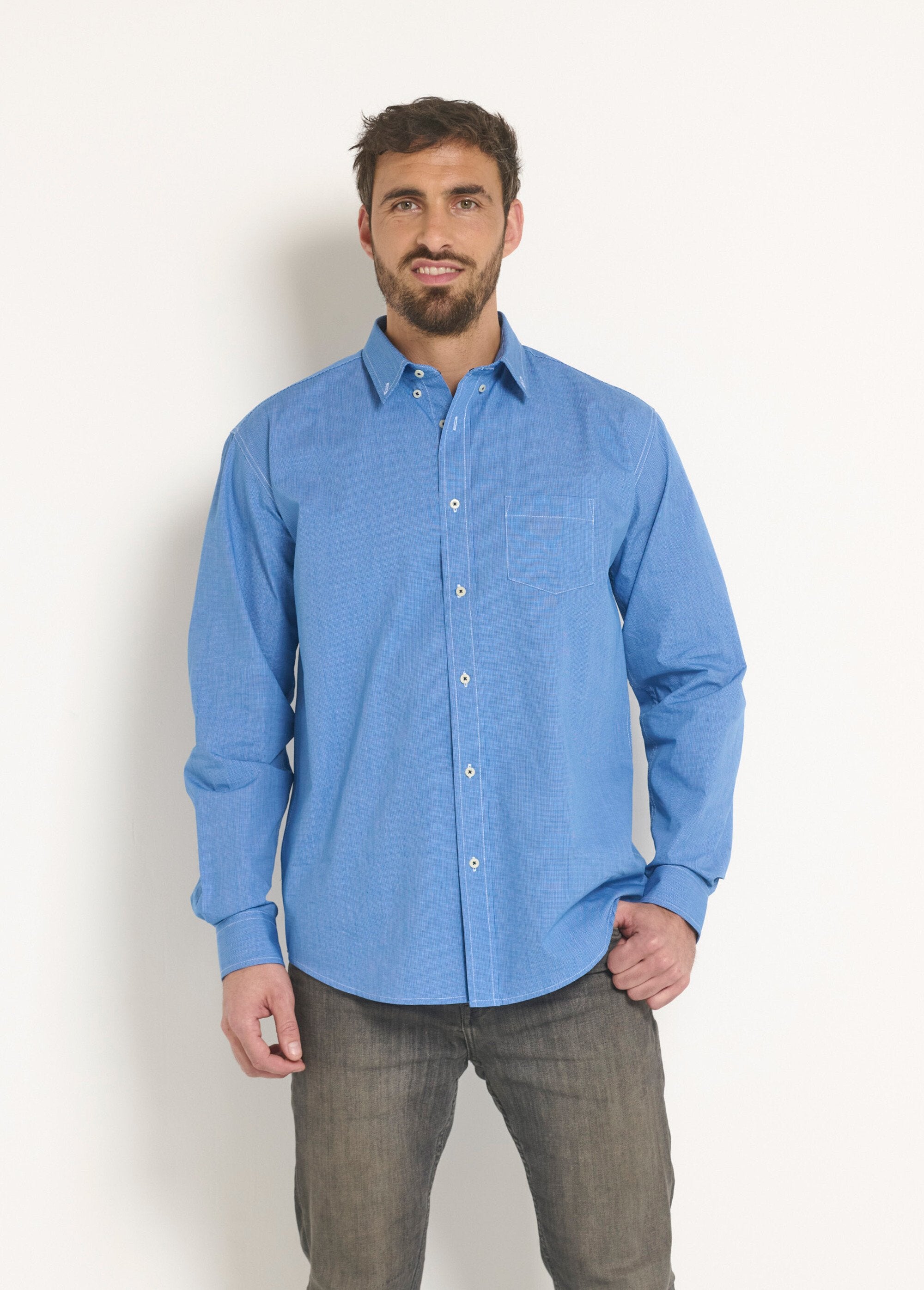 Chemise_manches_longues_en_chambray_Bleu_ciel_FA1_slim