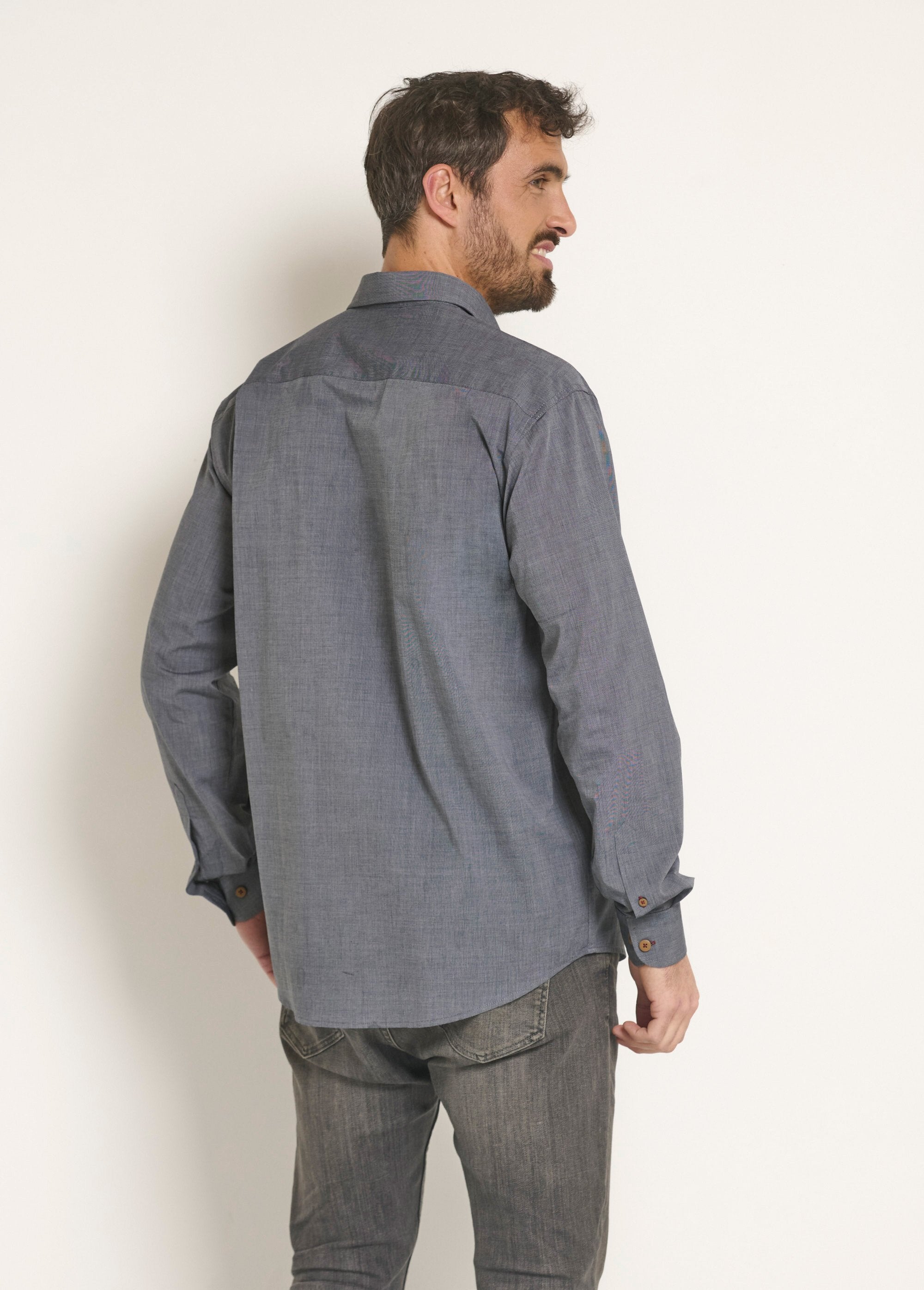 Chemise_manches_longues_en_coton_Gris_DO1_slim