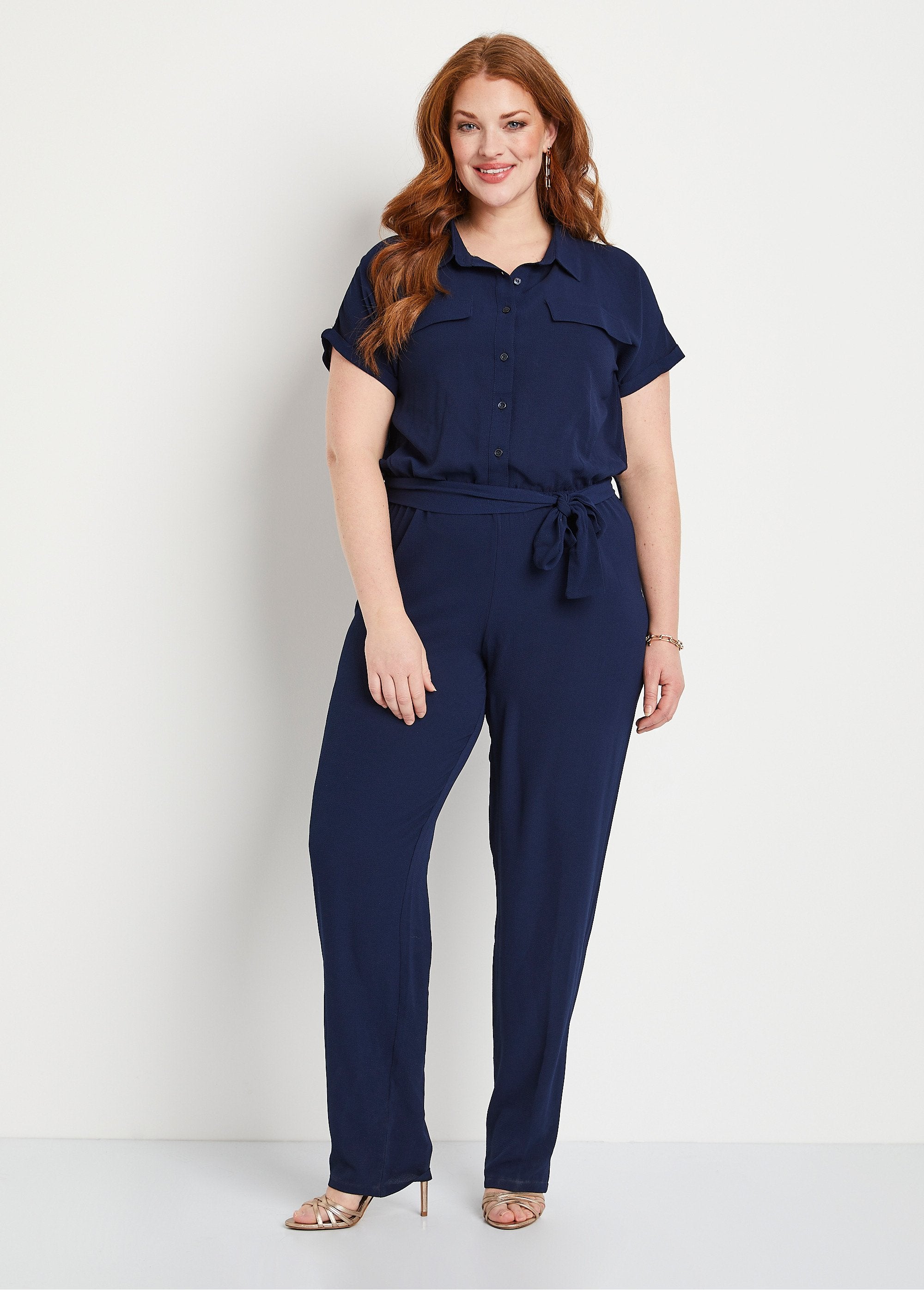 Combi-pantalon_unie_taille_élastiquée_Uni_marine_FA2_curvy