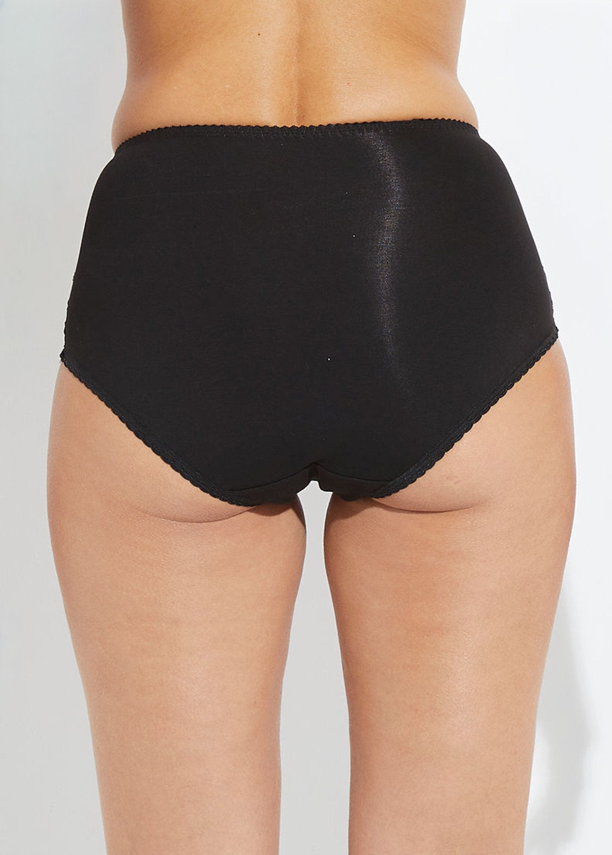 Culotte_taille_haute_coton_stretch_dentelle_Noir_DO1_slim
