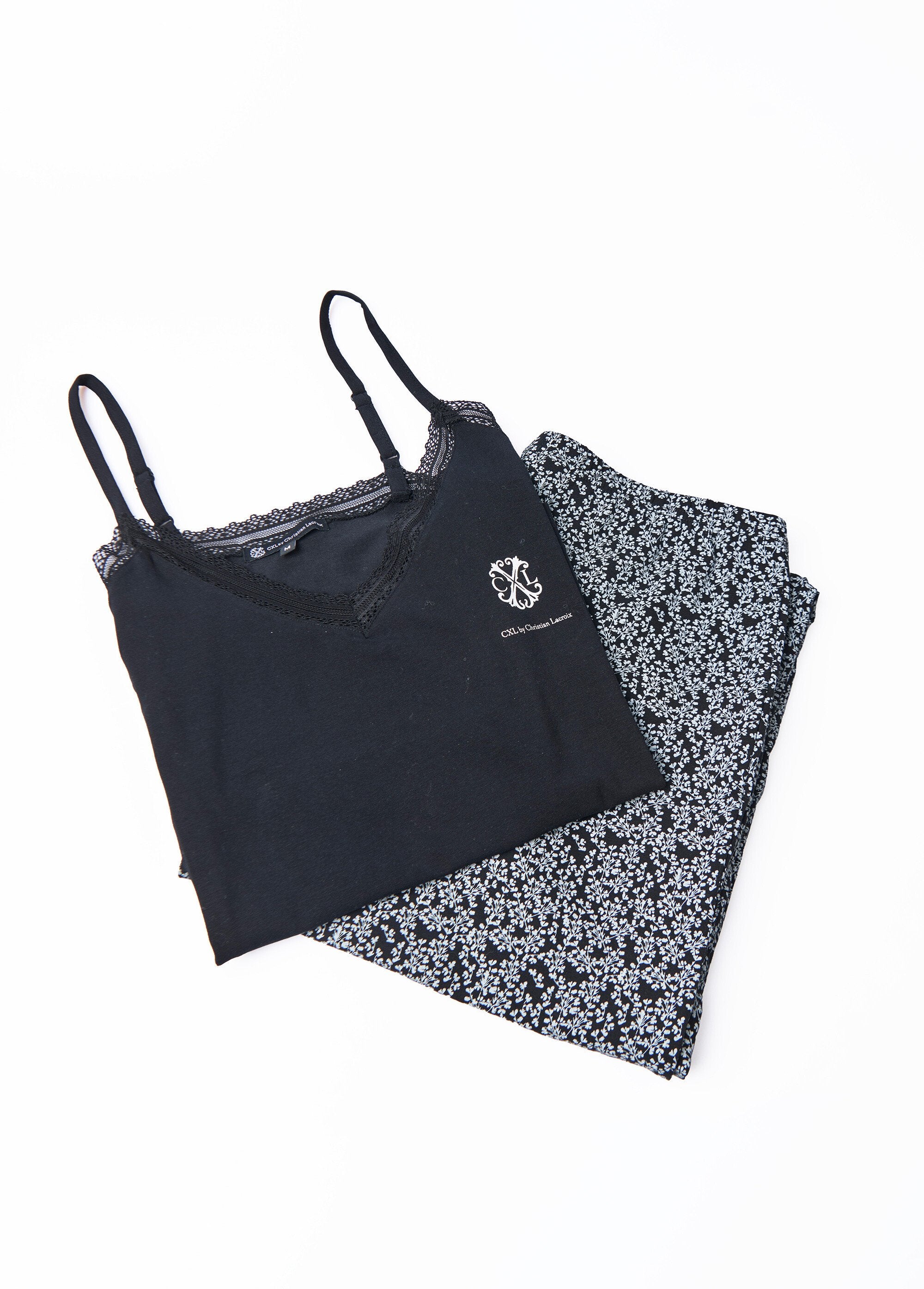 V-hals_kanten_tanktop_met_dunne_bandjes_Imprime_noir_FA1_slim