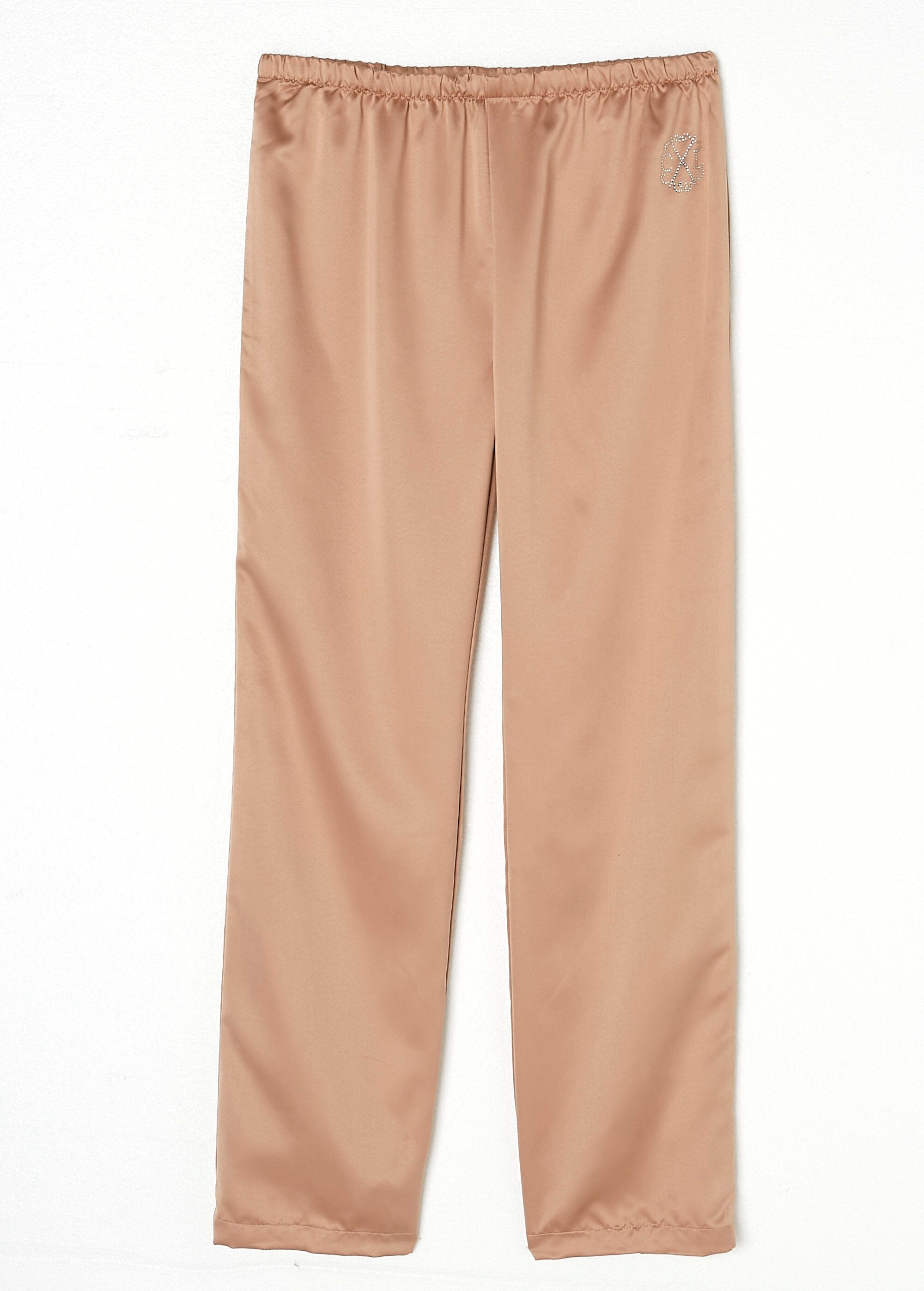 Chique_satijnen_pyjamabroek_Beige_FA1_slim