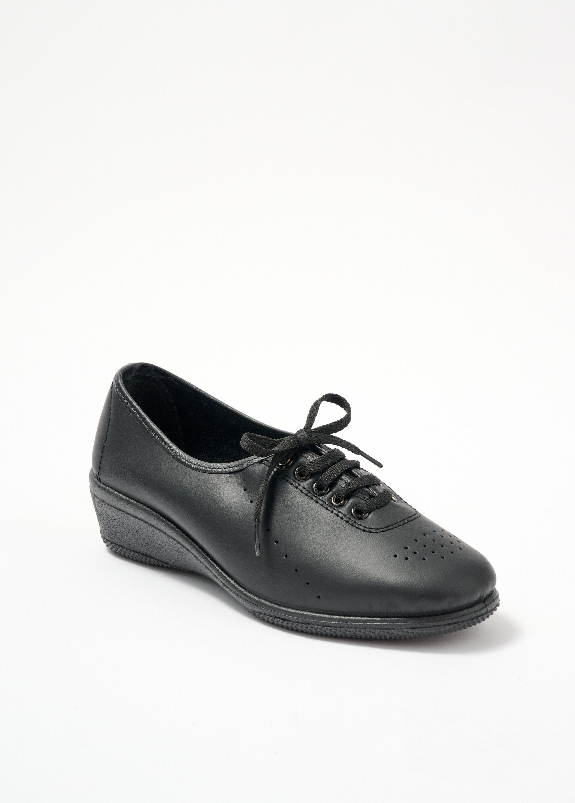 Derbies_compensées_grande_largeur_lacées_cuir_Noir_FA1_slim