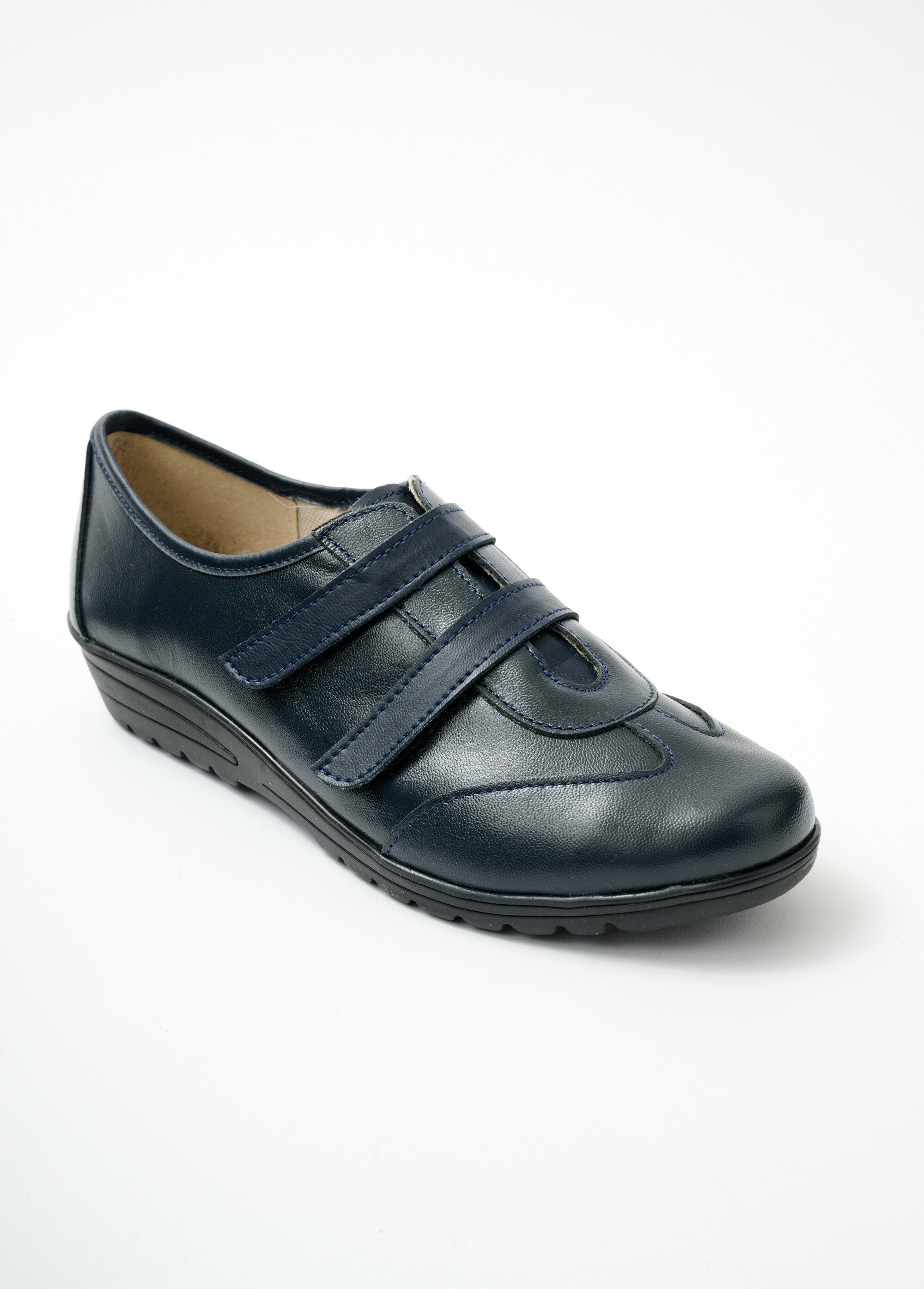 Derbies_cuir_largeur_confort_scratchés_Marine_FA1_slim