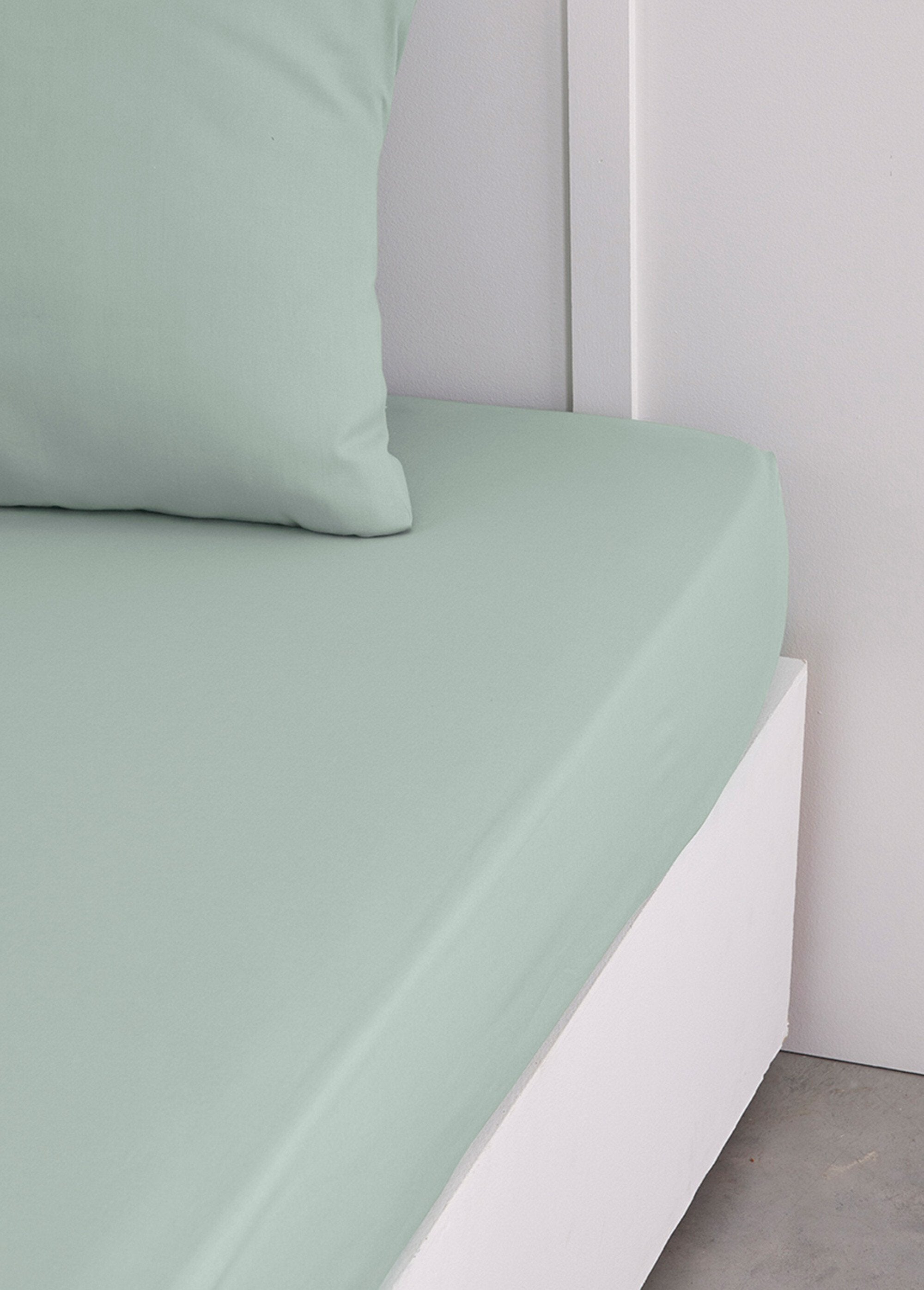 Drap_housse_pur_coton_qualité_supérieure_Celadon_DE1_slim