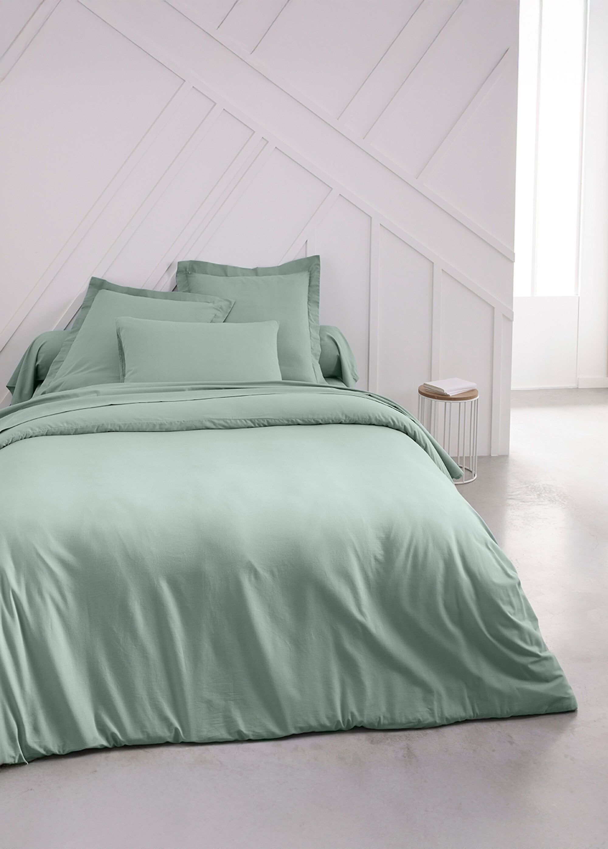 Drap_housse_pur_coton_qualité_supérieure_Celadon_SF1_slim