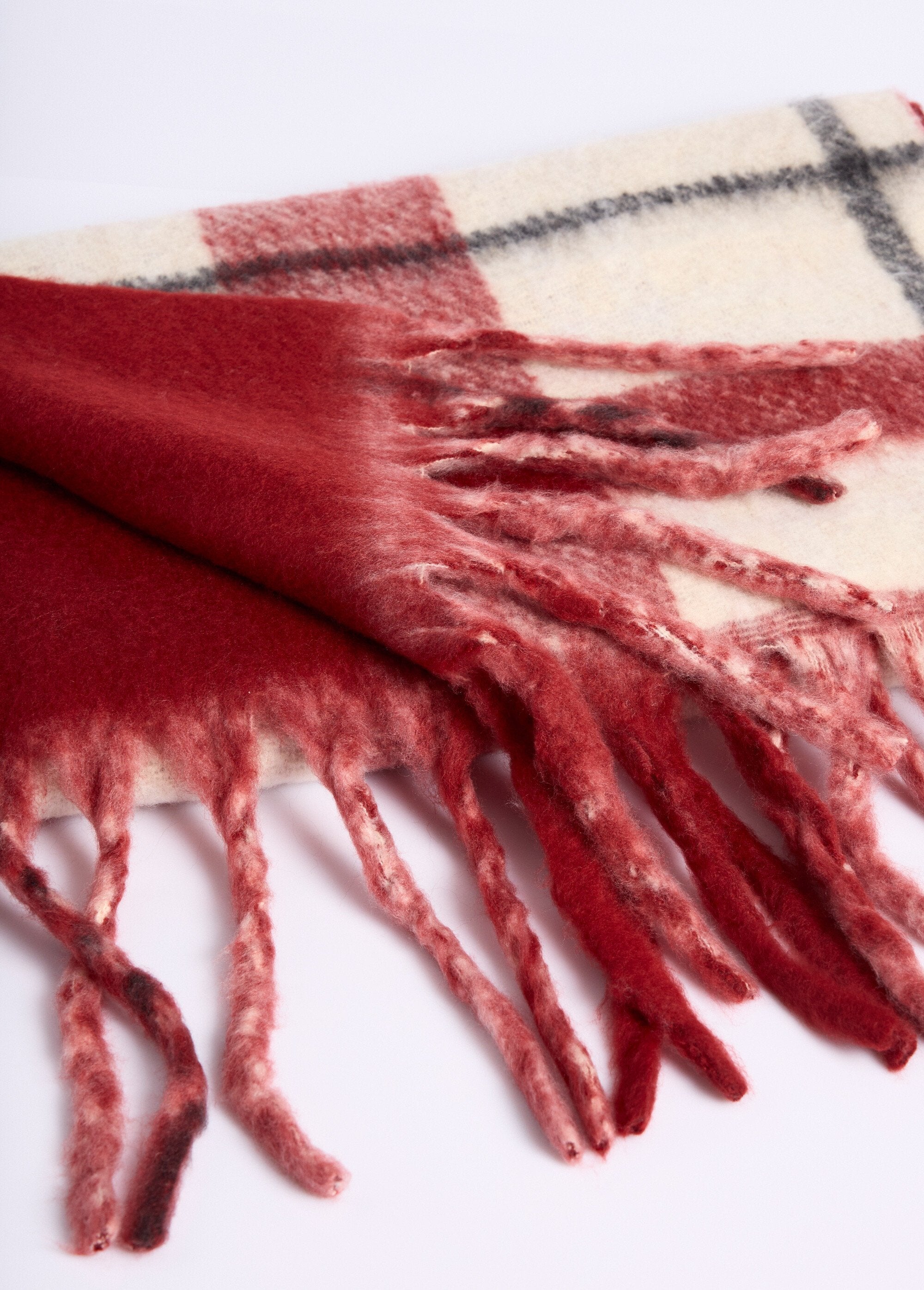 Echarpe_longue_bicolore_carreaux_/_uni_Carreaux_bordeaux_DE1_slim