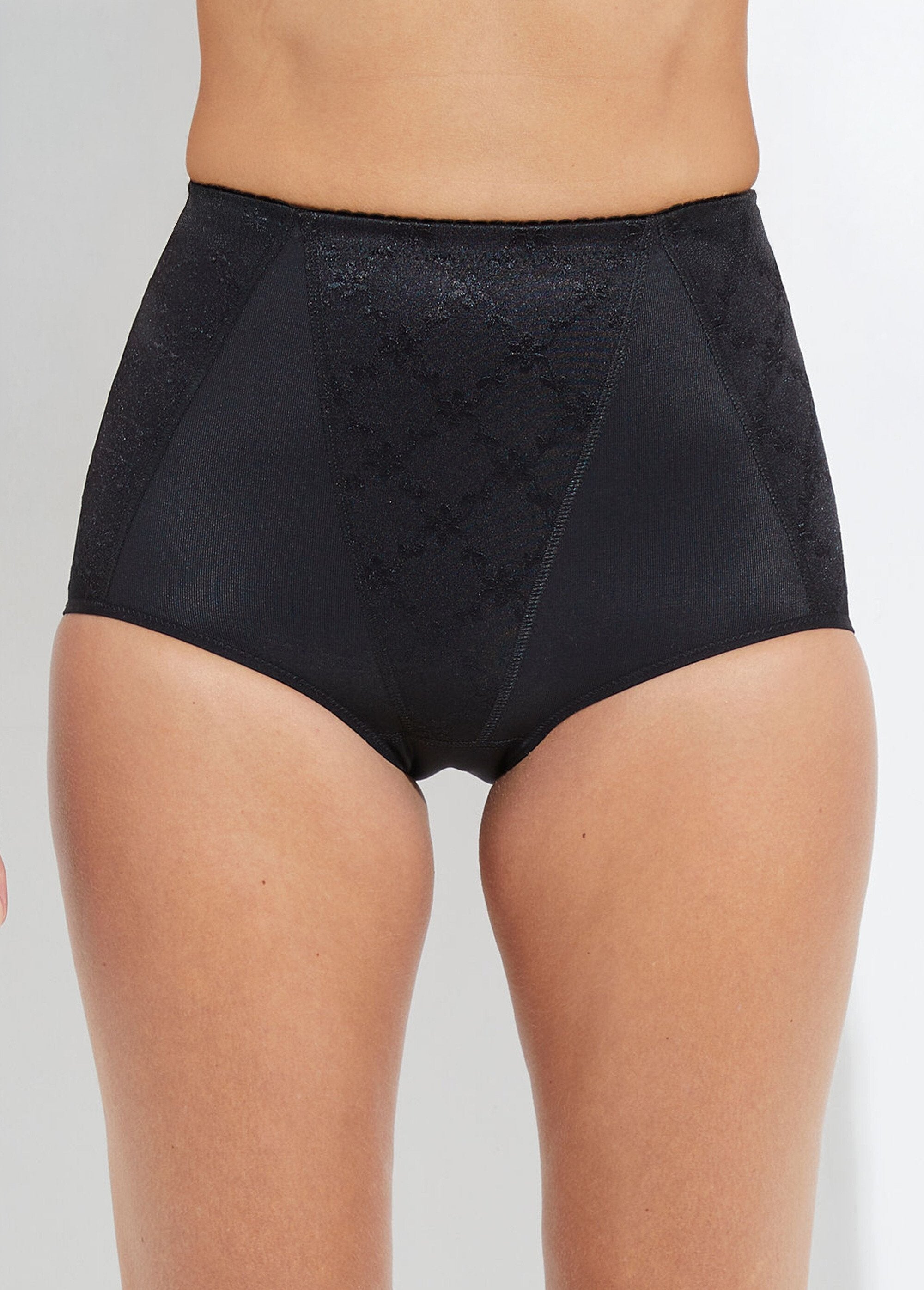 Gaine-culotte_taille_haute_ventre_plat_Noir_FA1_slim