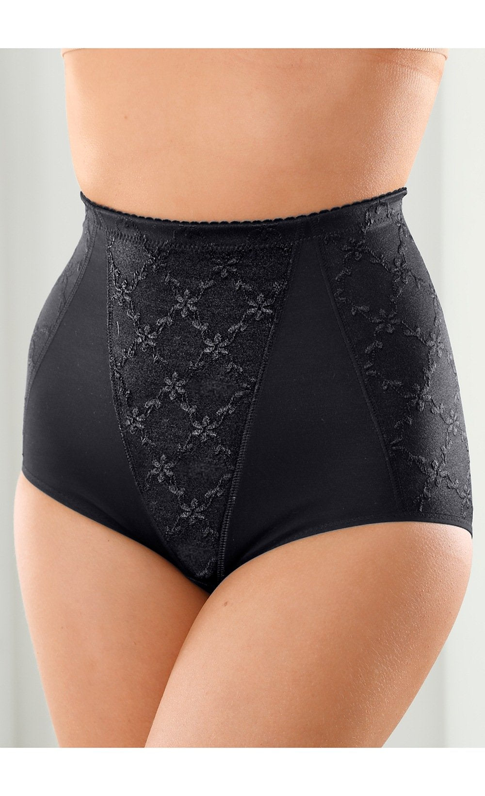 Gaine-culotte_taille_haute_ventre_plat_Noir_FA1_slim