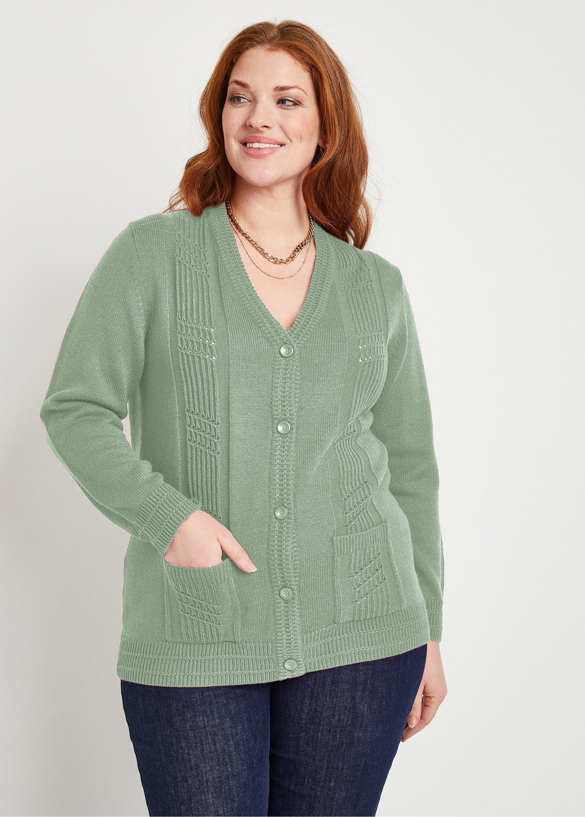 Gilet_boutonné_manches_longues_Vert_FA1_curvy