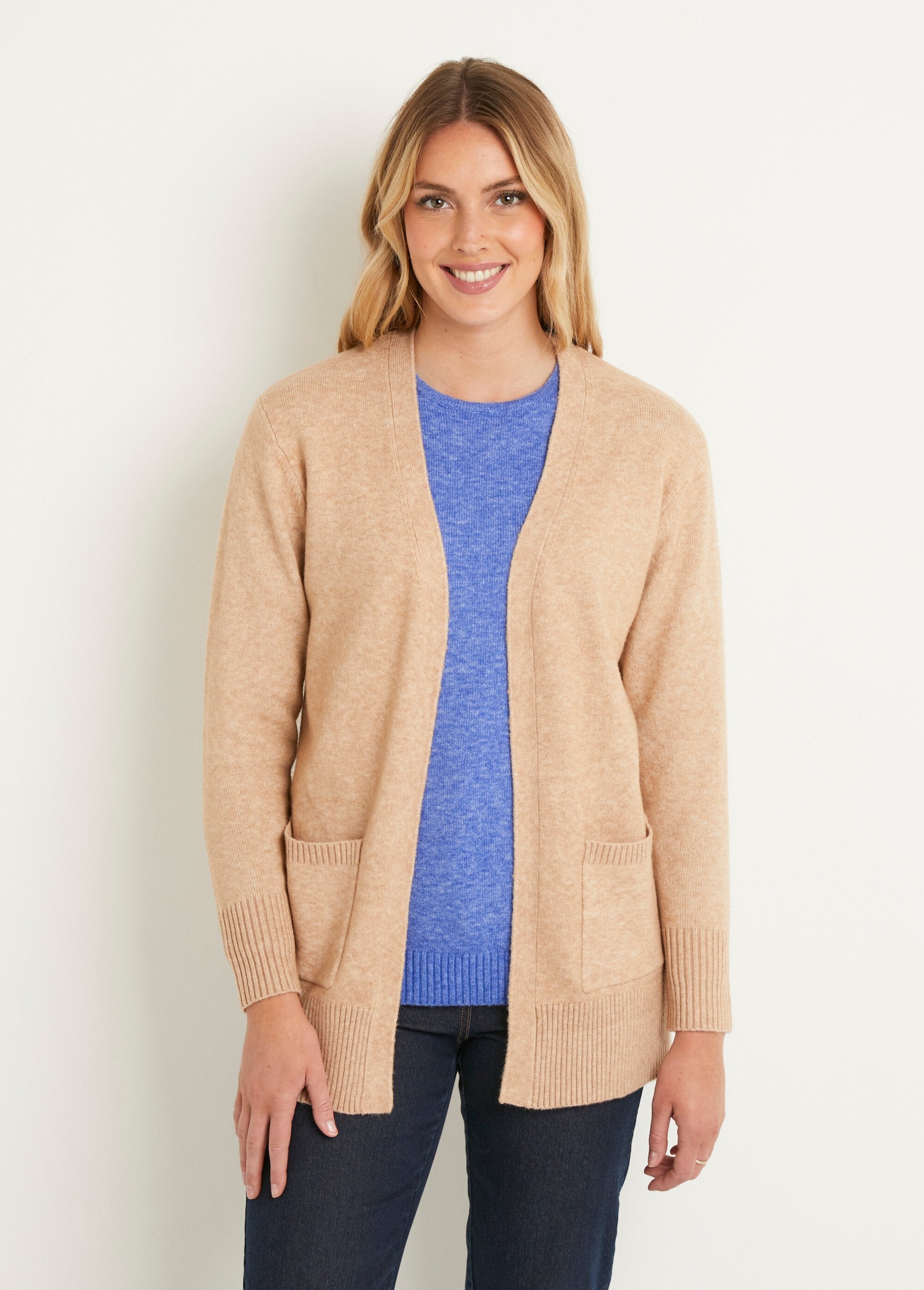 Chaqueta_larga_de_lana_jaspeada_de_borde_a_borde_Sable_FA1_slim