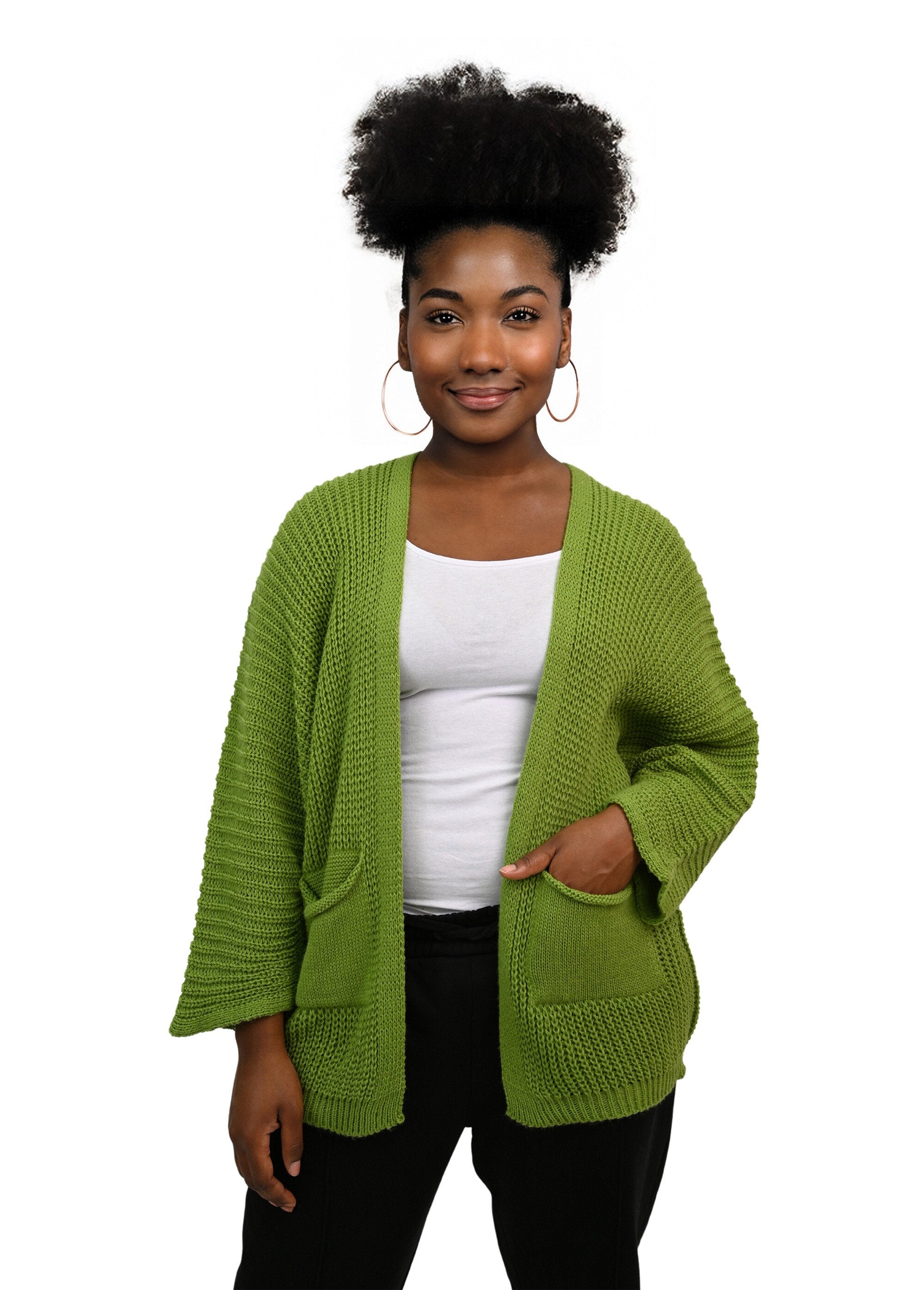 Gilet_long_maille_avec_poches_plaquées_Vert_olive_FA1_curvy