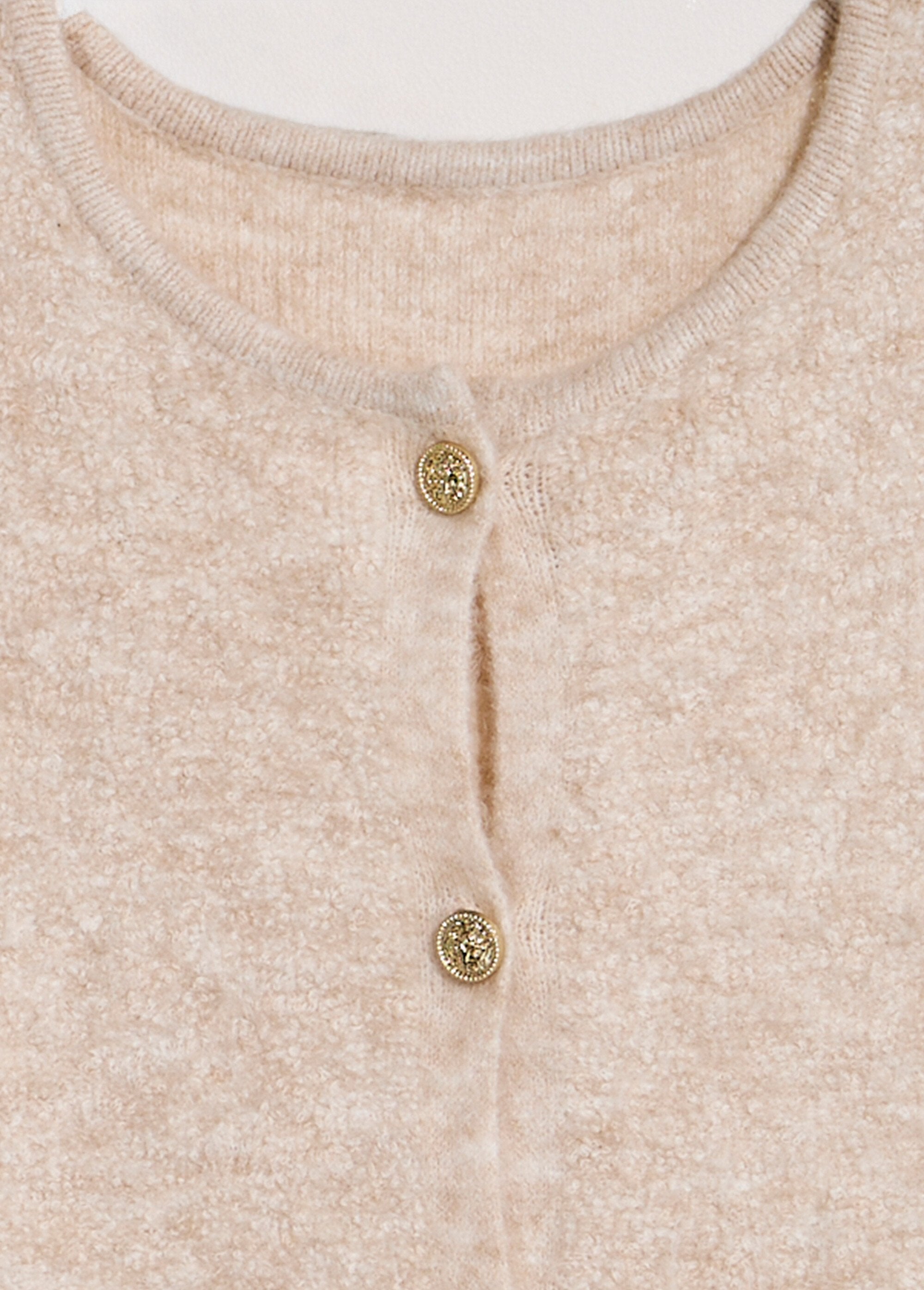 Gilet_sans_manches_boutons_dorés_maille_bouclette_Beige_DE1_slim