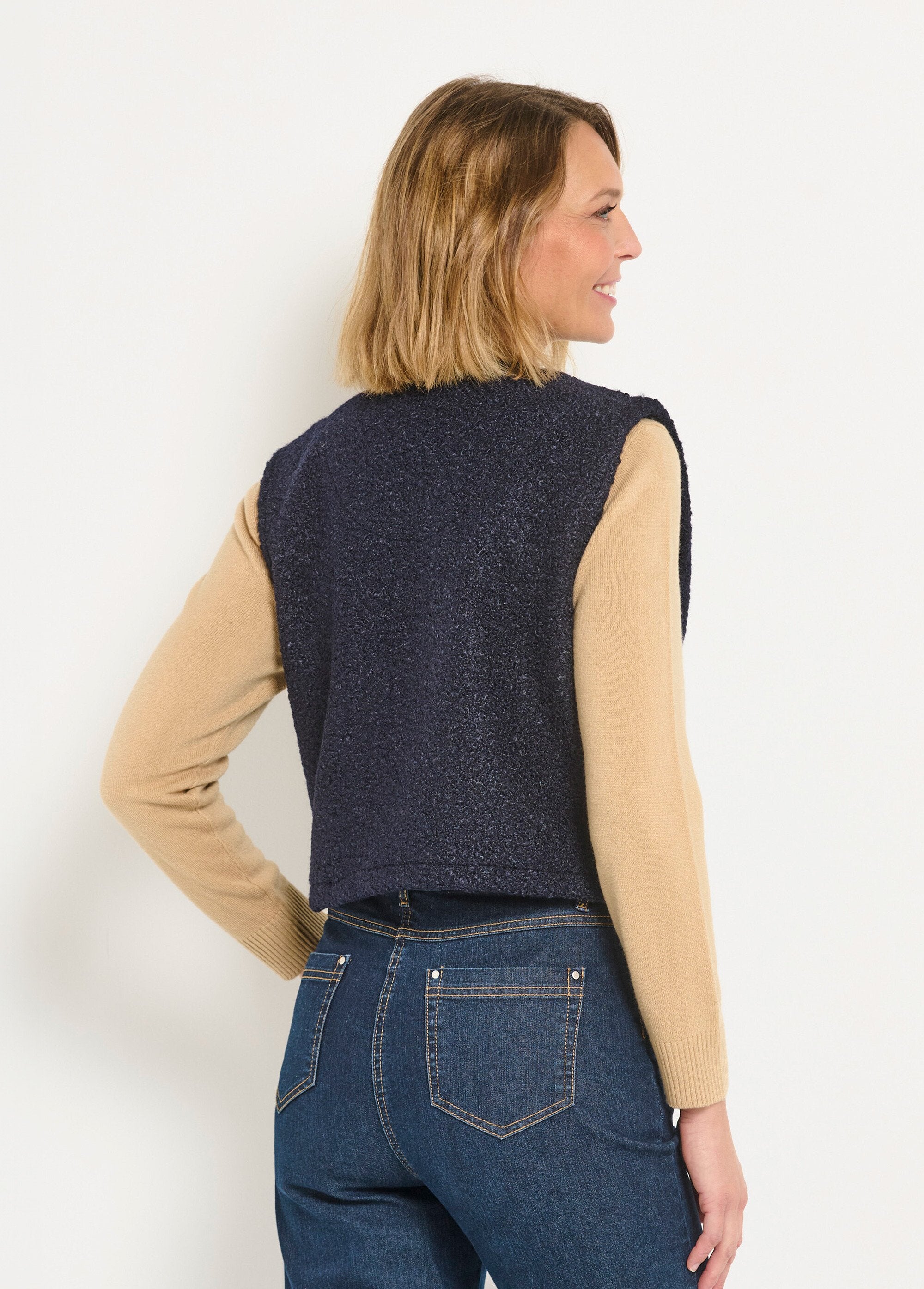 Gilet_sans_manches_zippé_toucher_laineux_Marine_DO1_slim