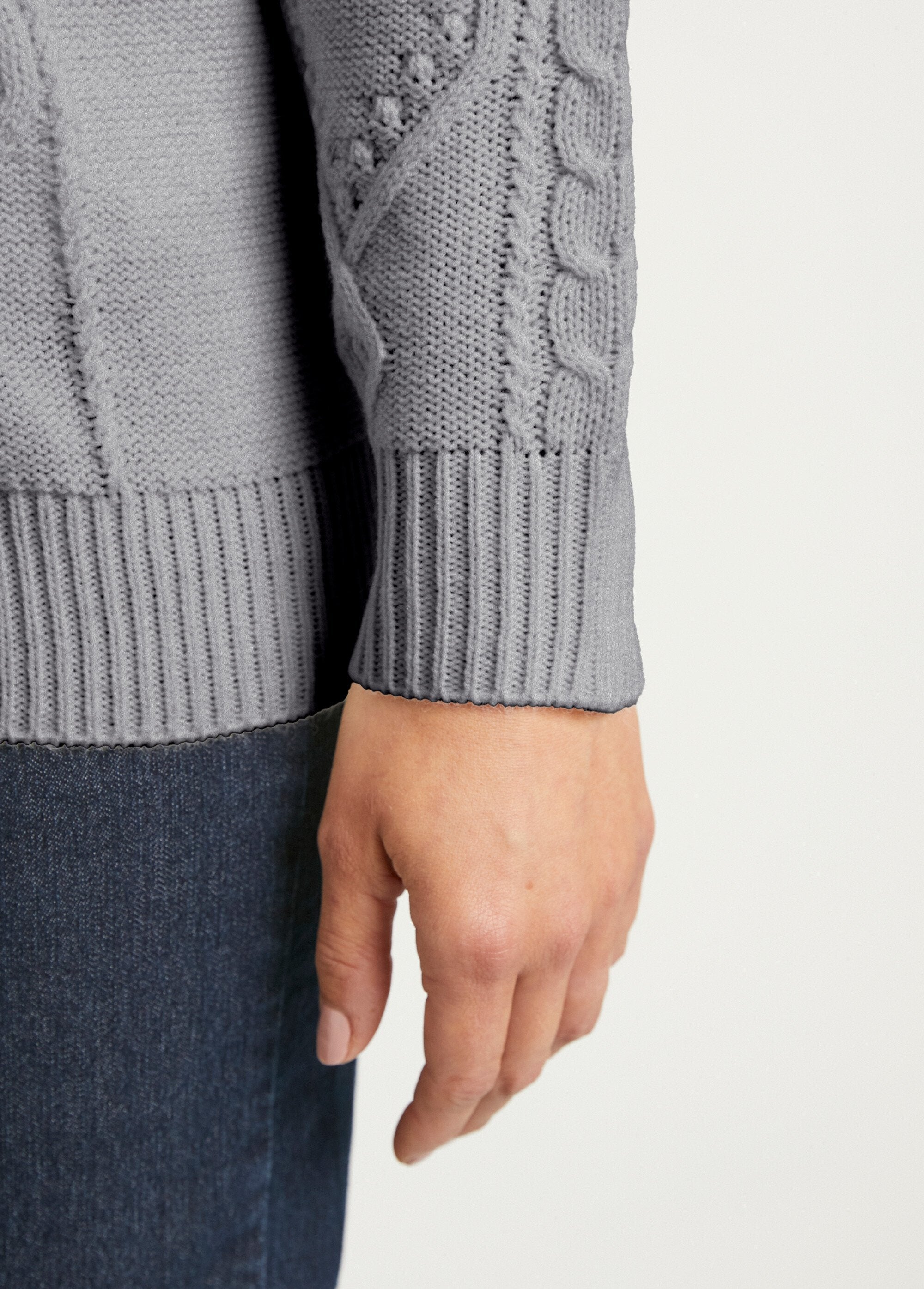 Gilet_zippé_chaud_col_montant_torsades_Gris_DE2_slim