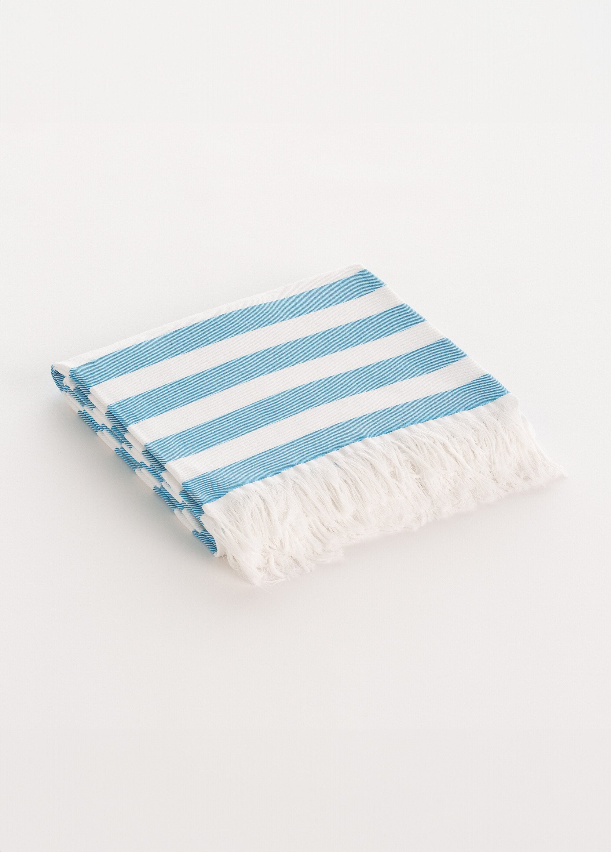 Grote_gestreepte_katoenen_strandfouta_Raye_turquoise_FA1_slim