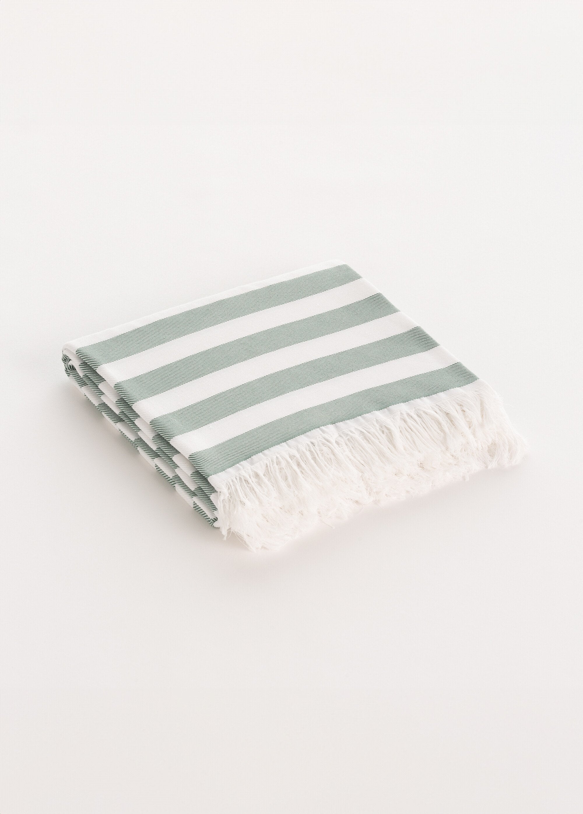 Grote_gestreepte_katoenen_strandfouta_Raye_vert_FA1_slim