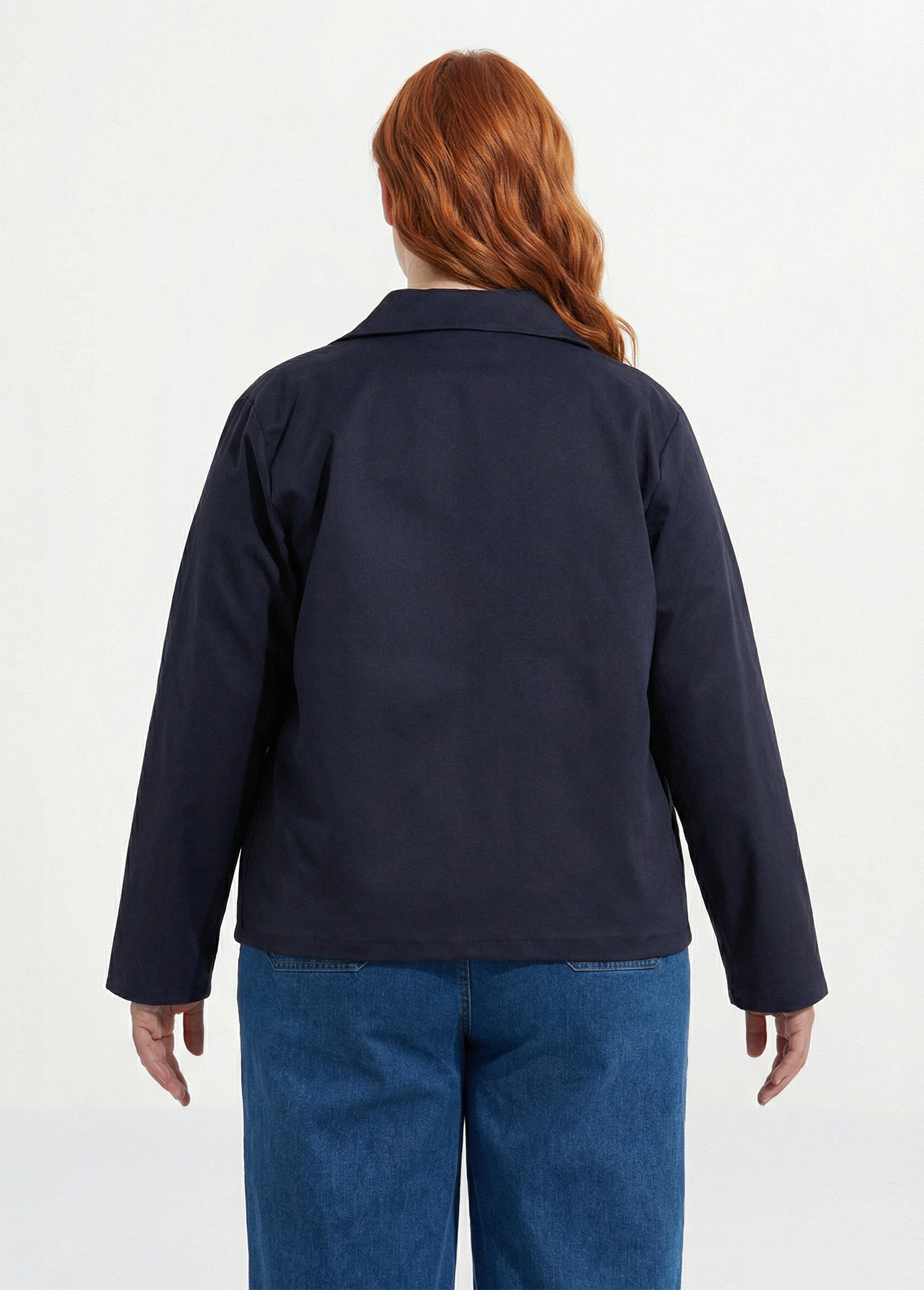 Veste_courte_en_coton,_col_claudine_Marine_DO1_curvy