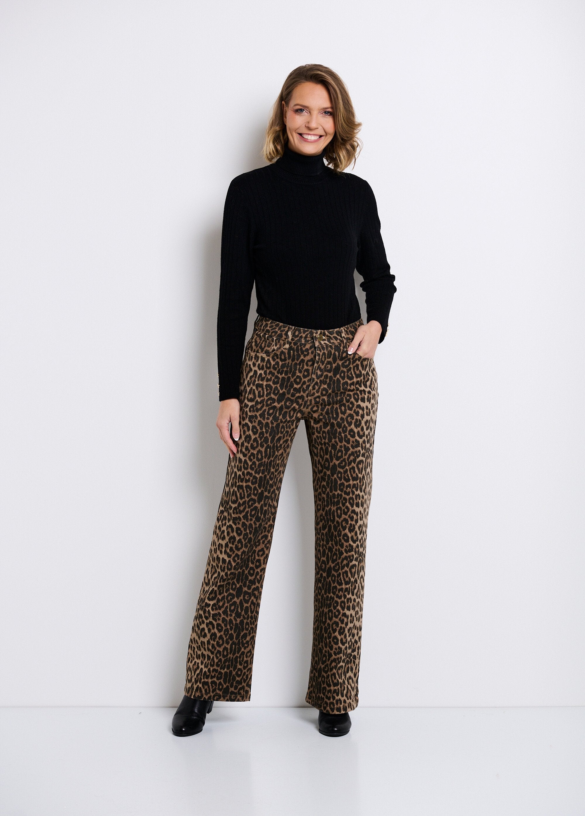 Jean_5_poches_droit_motif_léopard_Leopard_SF1_slim