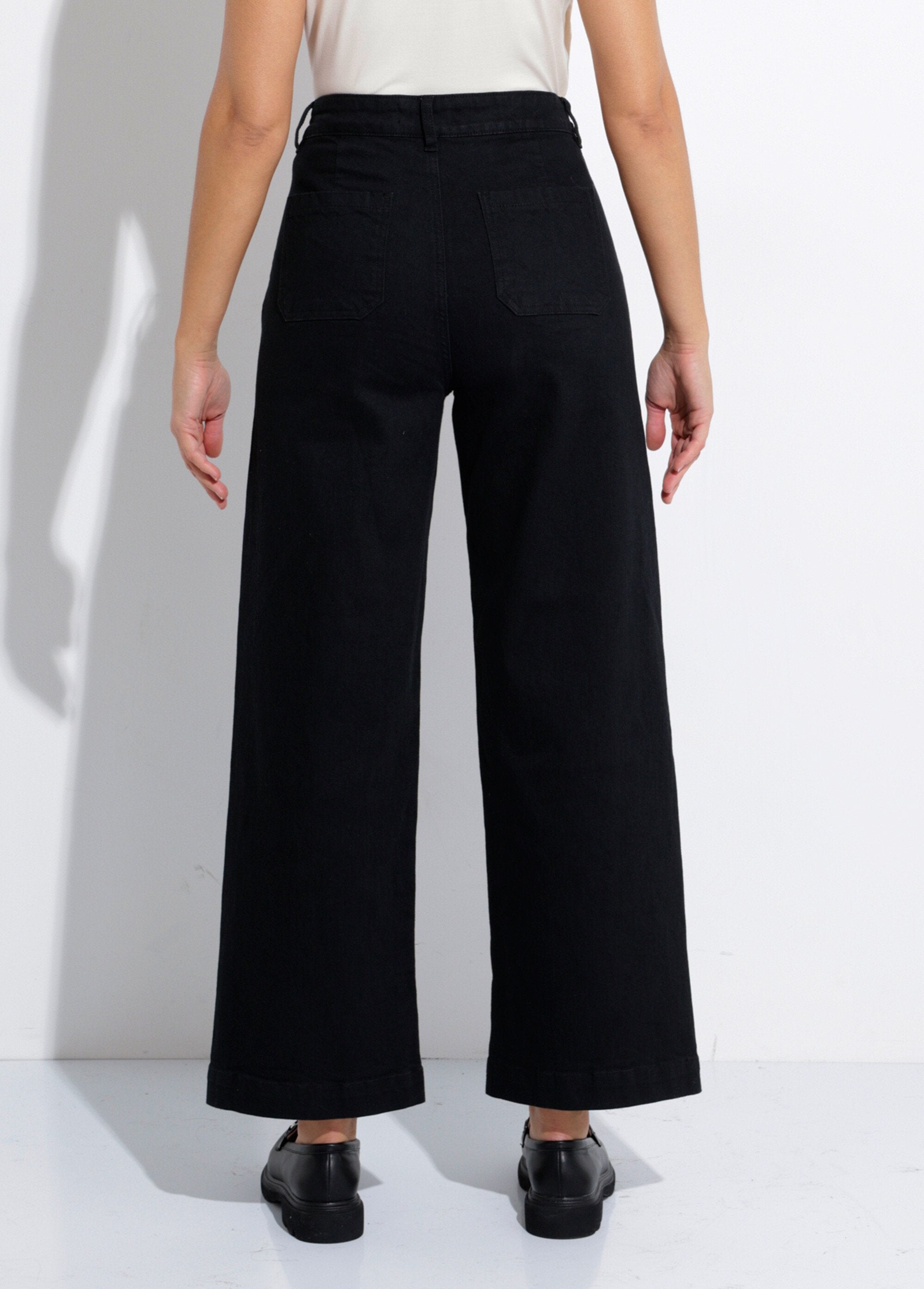 Jean_7/8ème_large_denim_extensible_4_poches_Noir_DO1_slim