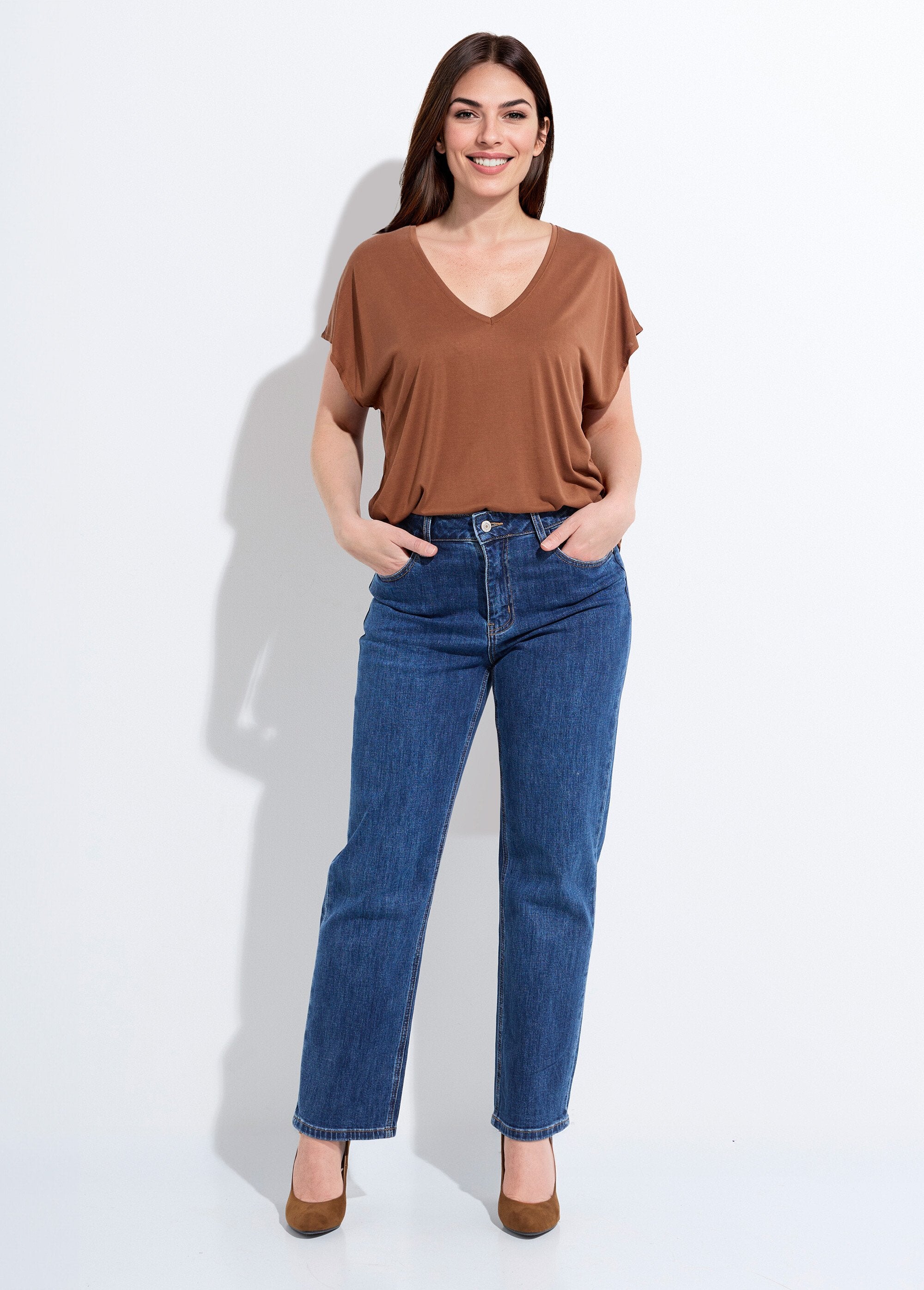 5-pocket_jeans_met_rechte_pijpen,_speciaal_voor_SMALL_Denim_fonce_SF1_slim