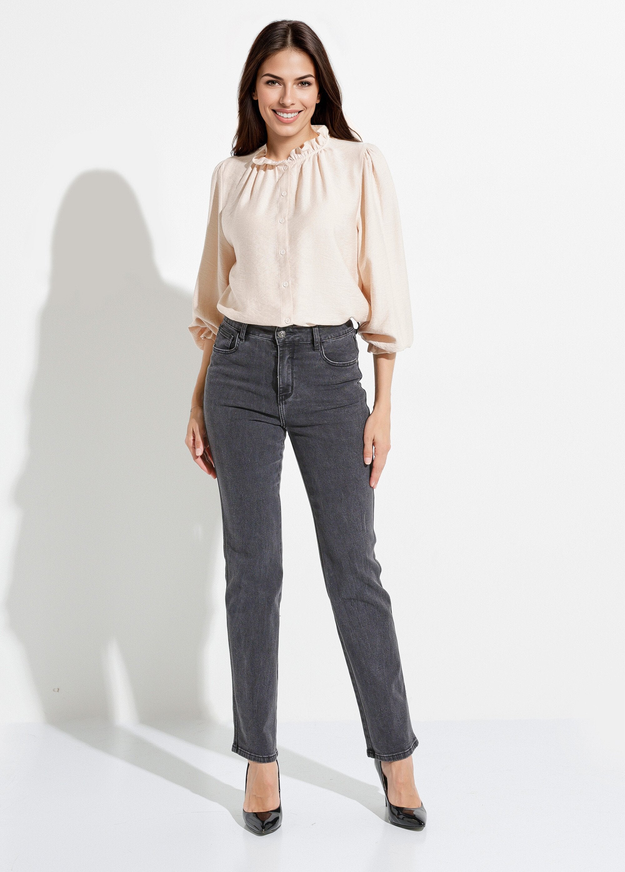 Jean_droit_foncé,_spécial_GRANDE_Gris_anthracite_SF1_slim