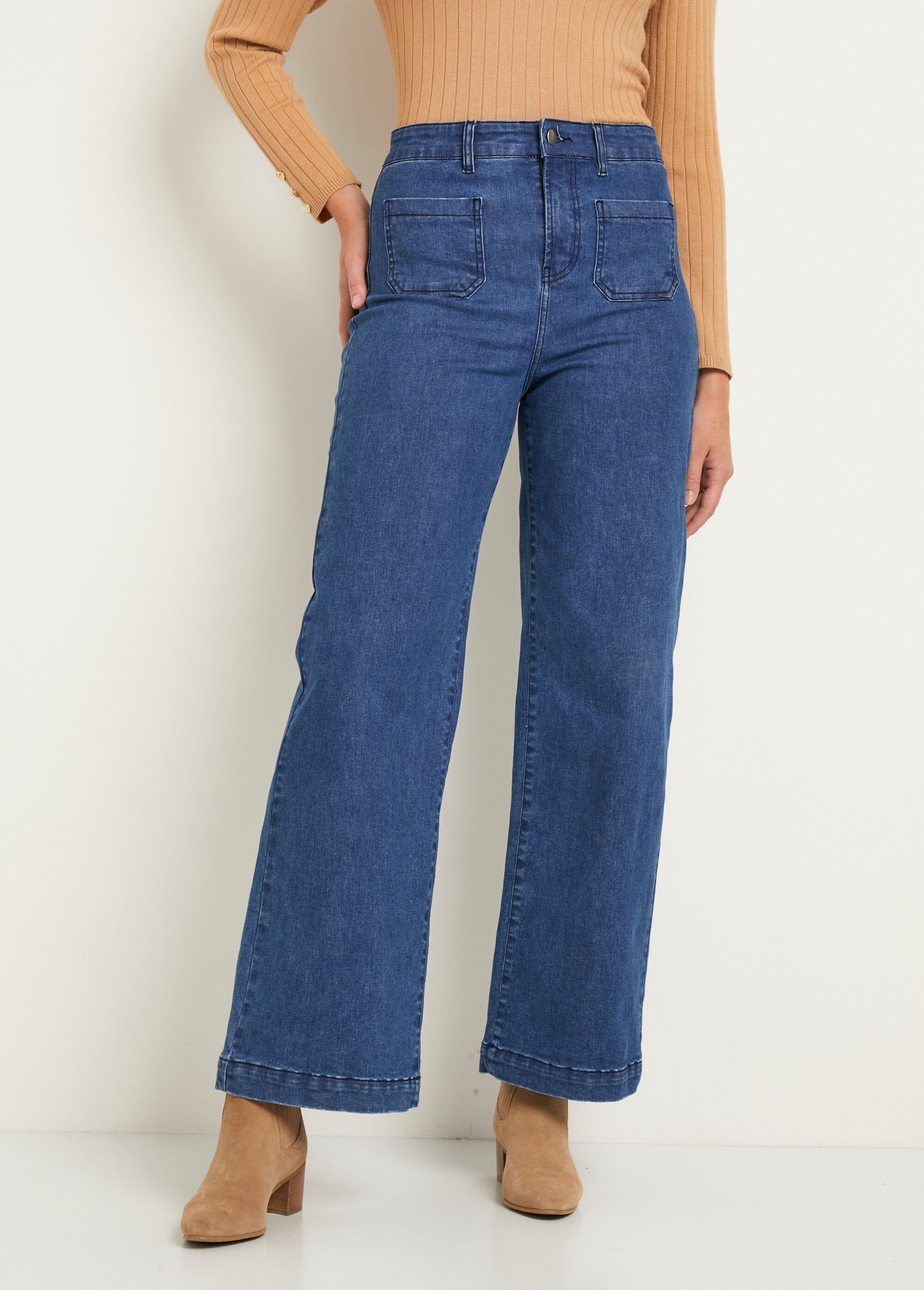 Jean_large_denim_extra_extensible_4_poches_Bleu_stone_FA1_slim