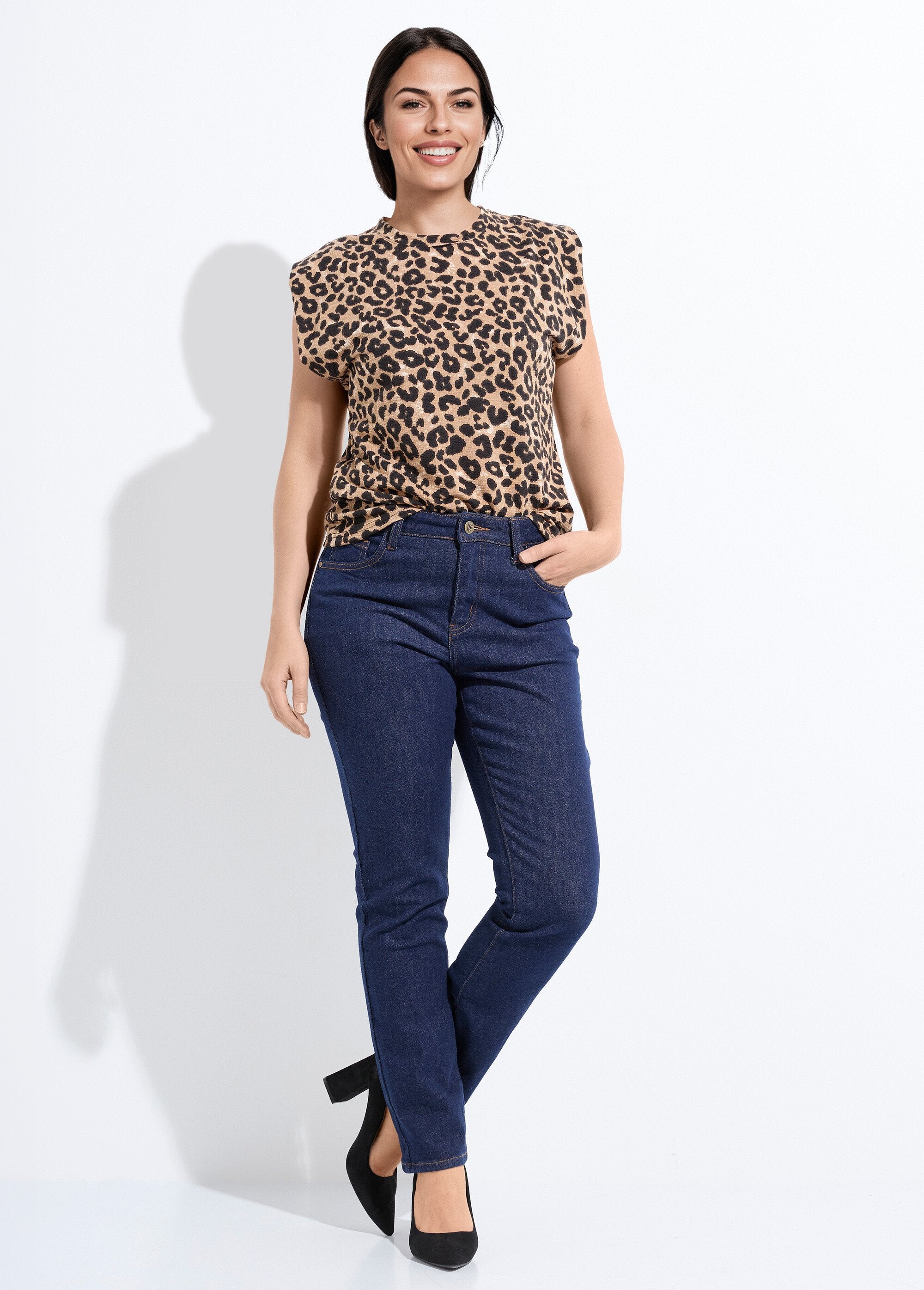 Denim_slim_jeans,_speciaal_voor_SMALL_Bleu_brut_SF1_slim