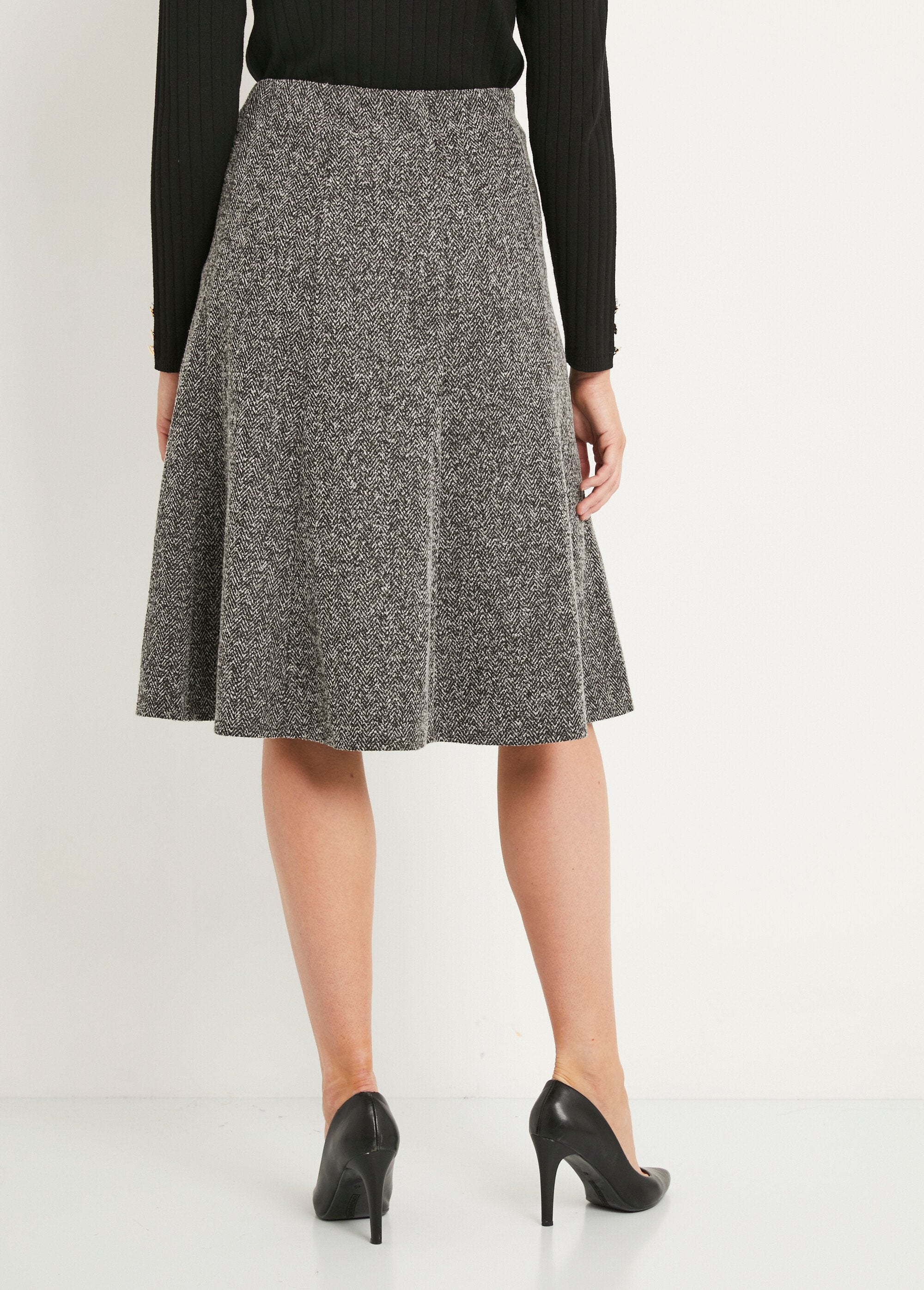 Manteau sans doublure en tissu à chevrons beige Oltre | La Redoute