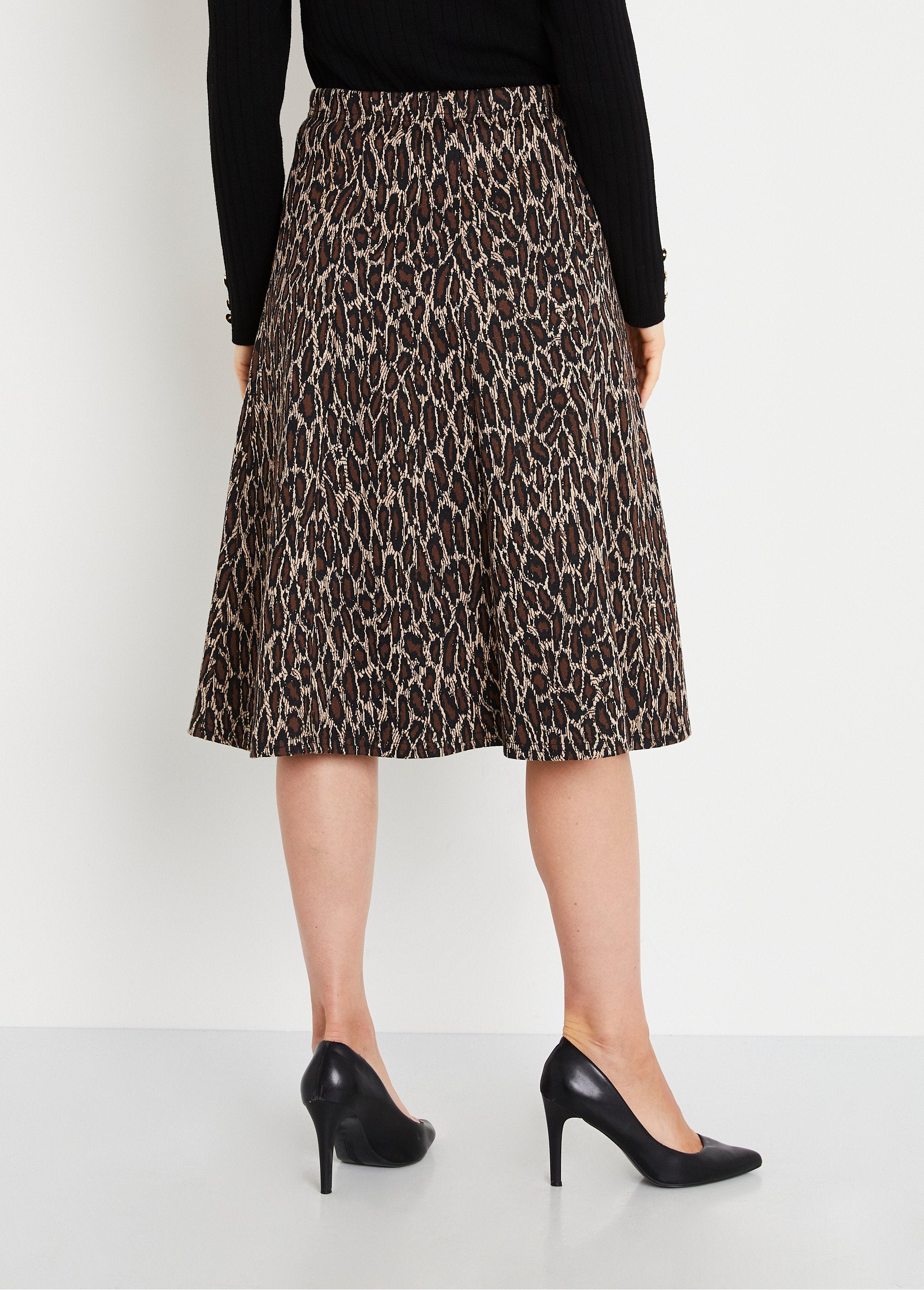 Jupe_longue_évasée_maille_jacquard_Marron_leopard_DO1_slim