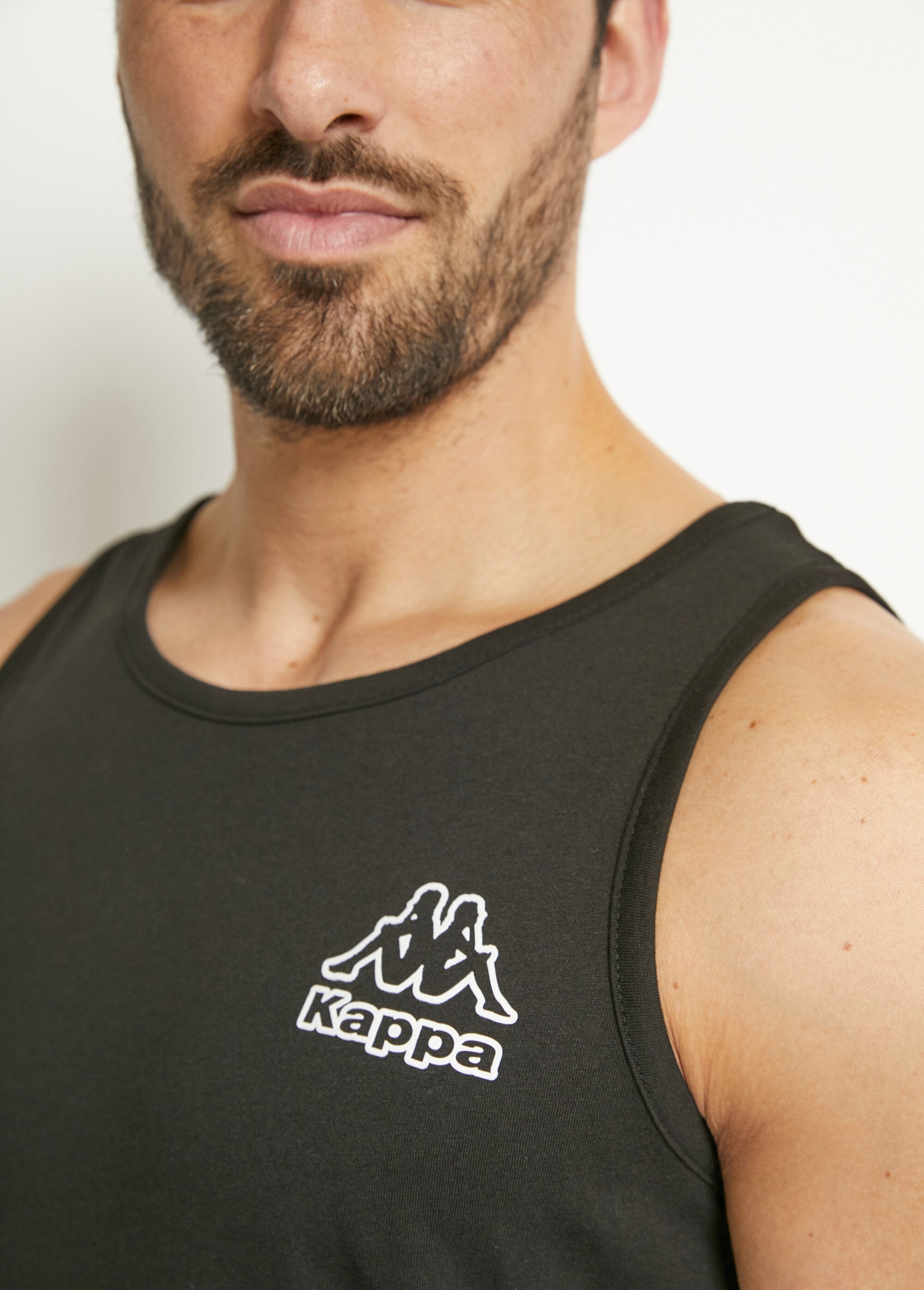 Kappa®_-_Set_van_2_mouwloze_tanktops_met_ronde_hals_Noir_lot_2_DE1_slim