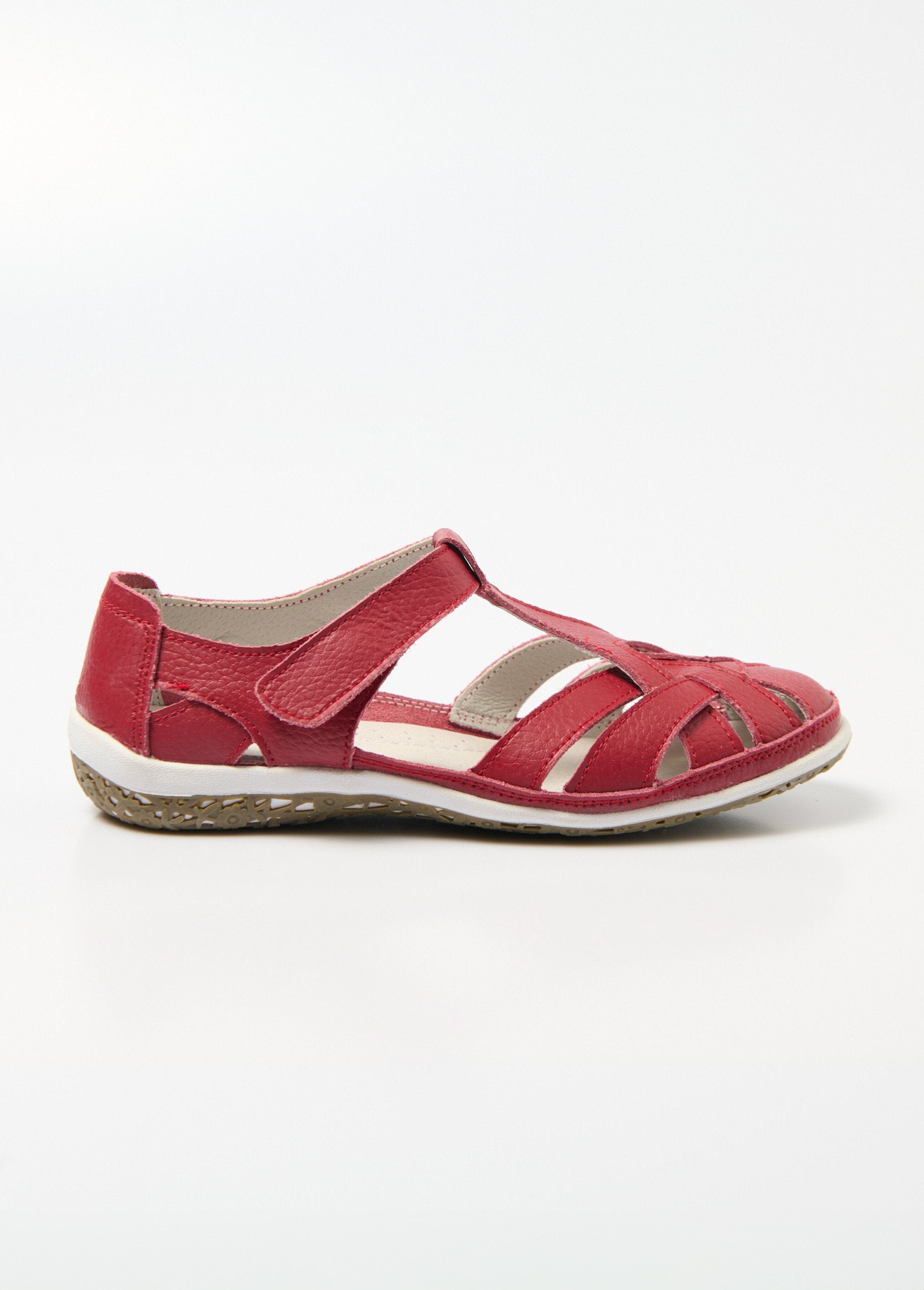 La_Bottine_Souriante®_-_Comfortabele_zomersandalen_in_de_breedte_Rouge_DR1_slim