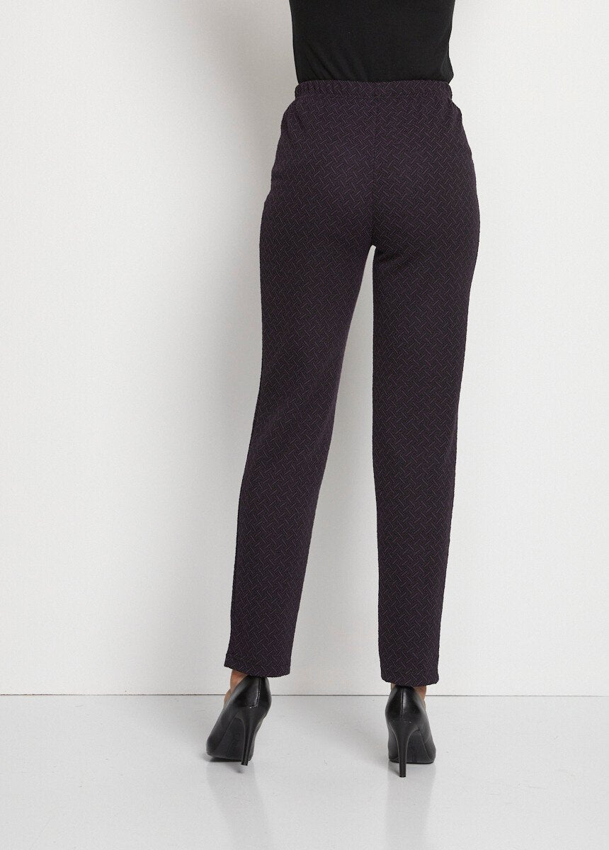 Legging_droit_ceinture_élastiquée_avec_laine_Prune_et_noir_DO1_slim