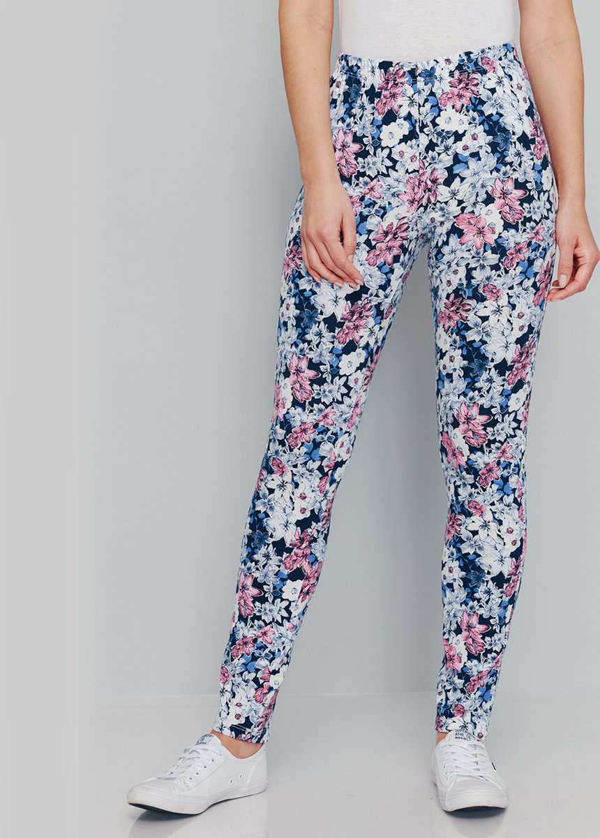 Legging_imprimé_ceinture_élastiquée_Fleurs_FA1_slim