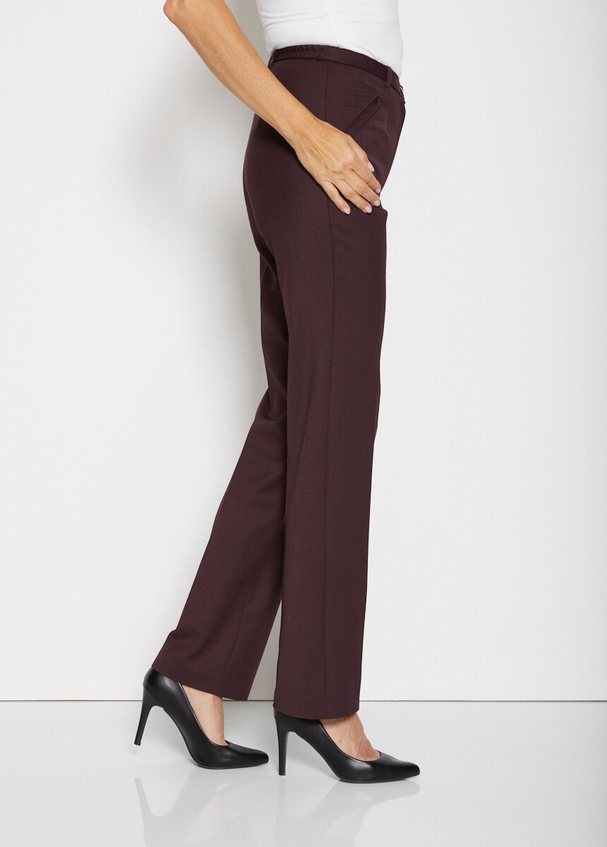 Pantalon_taille_semi-élastiquée_droit_Prune_DR1_slim