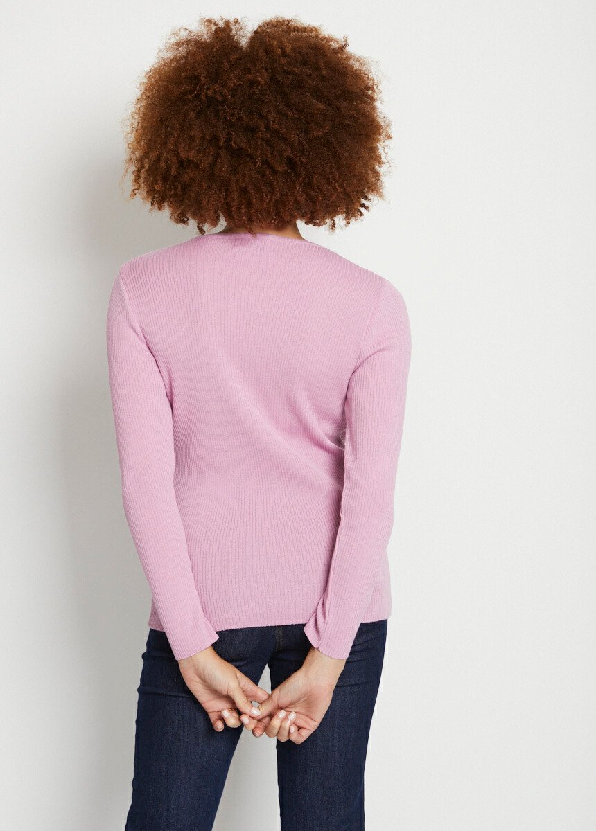 Pull_chaud_col_rond_laine_mérinos_Rose_DO1_slim