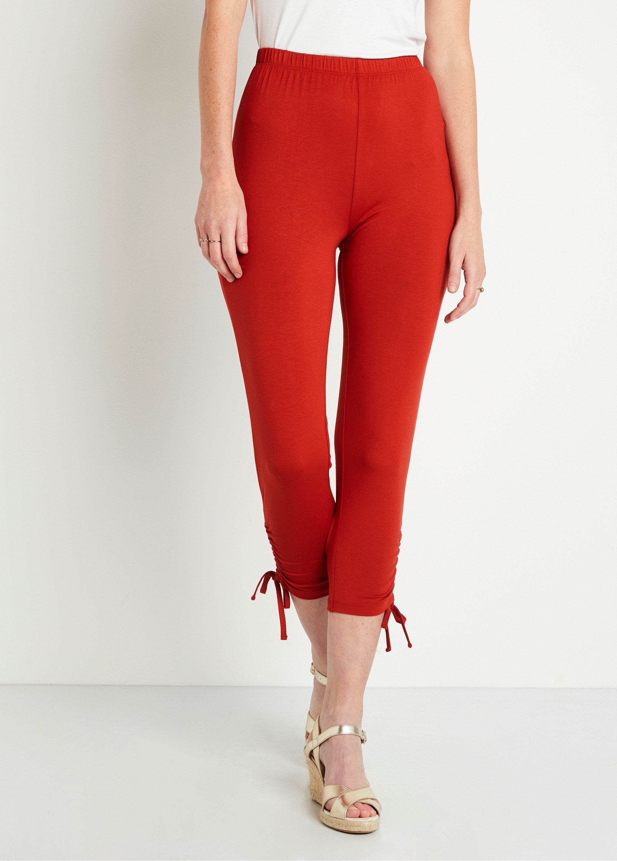 Legging_court_ceinture_élastiqué_Uni_paprika_FA1_slim