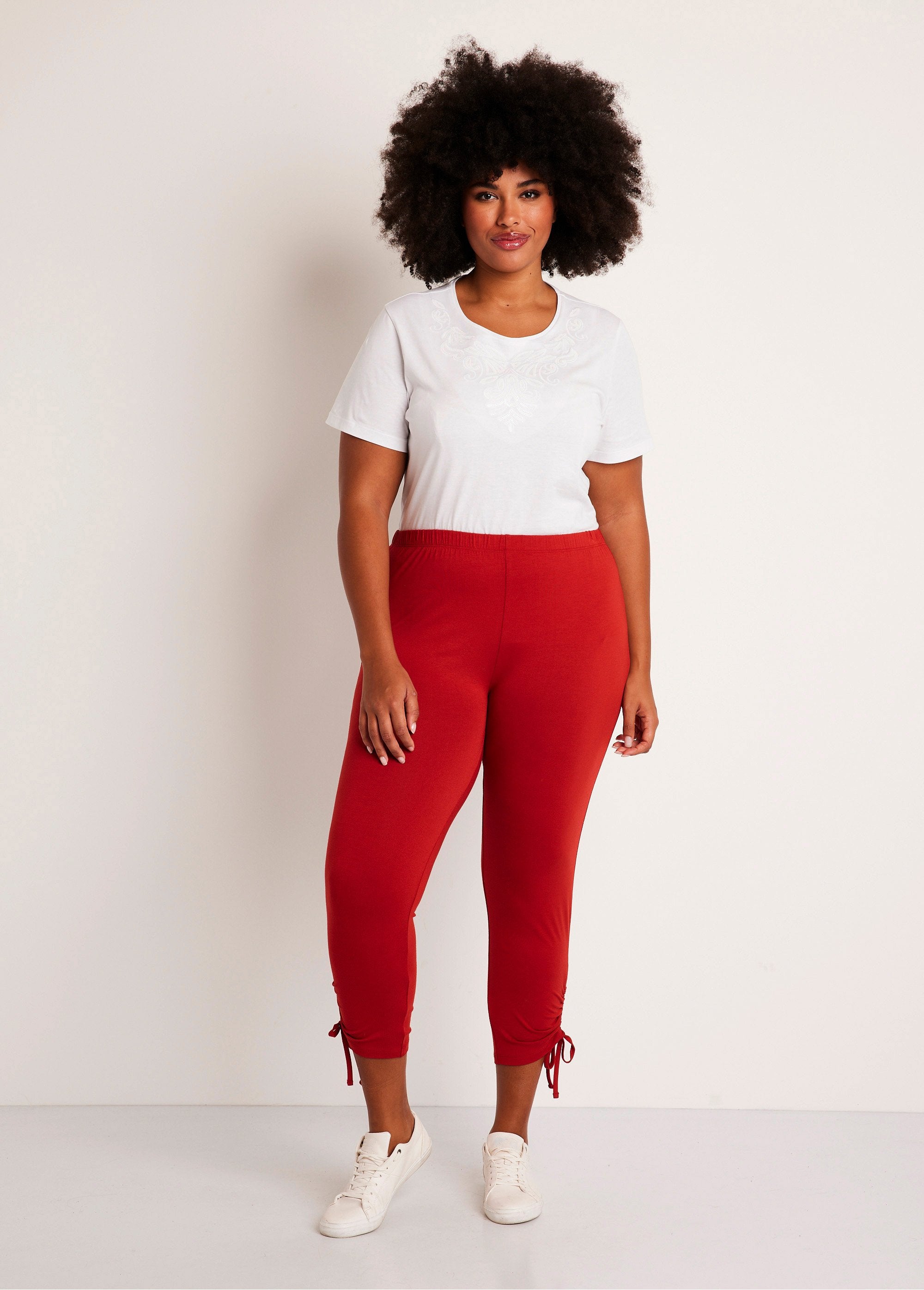 Legging_court_ceinture_élastiqué_Uni_paprika_SF1_curvy