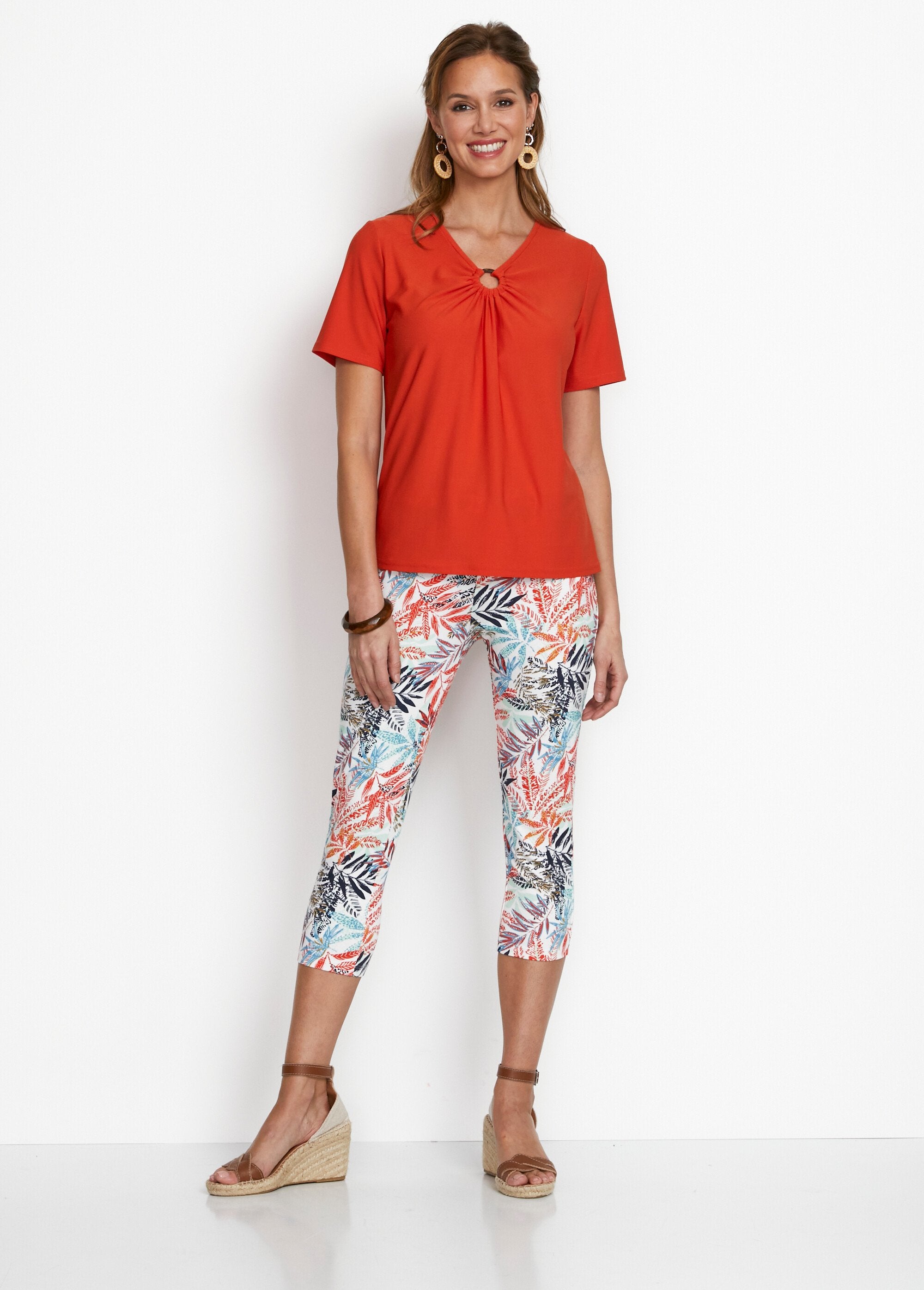 Legging_court_coton_uni_ou_imprimé_Multicolore_SF1_slim