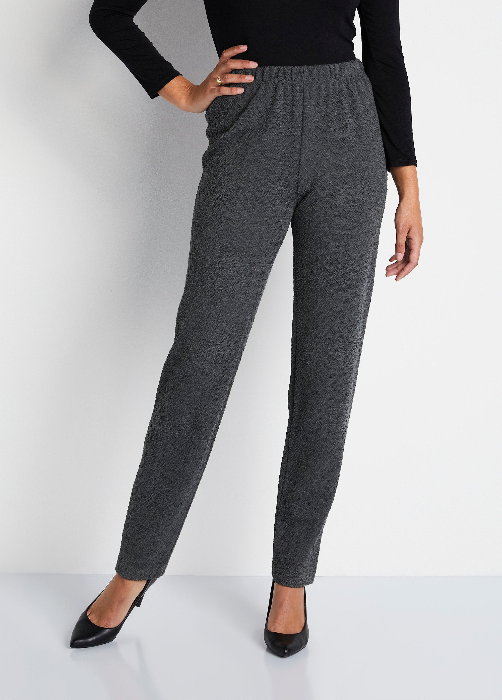 Rechte_legging_met_elastische_tailleband_en_wol_Effen_grijs_FA1_slim