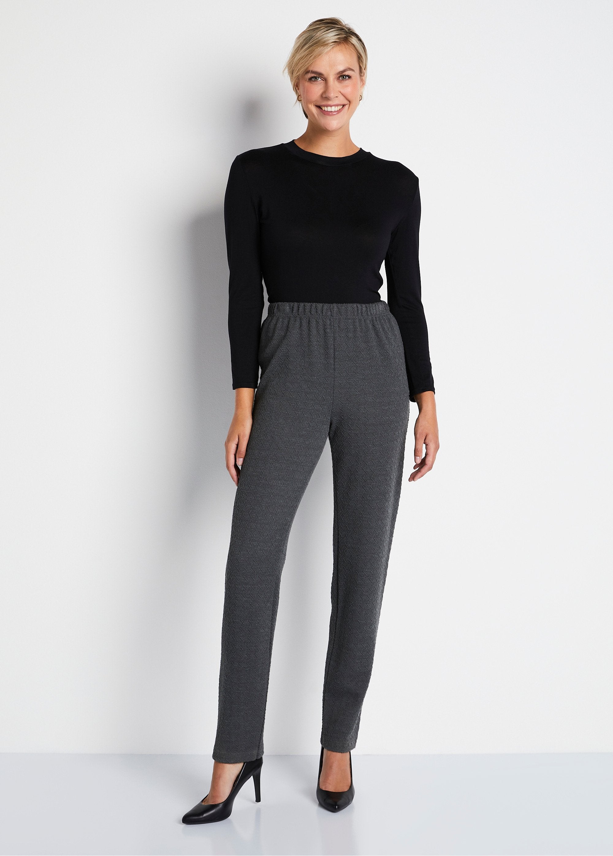 Legging_droit_ceinture_élastiquée_avec_laine_Uni_gris_SF1_slim