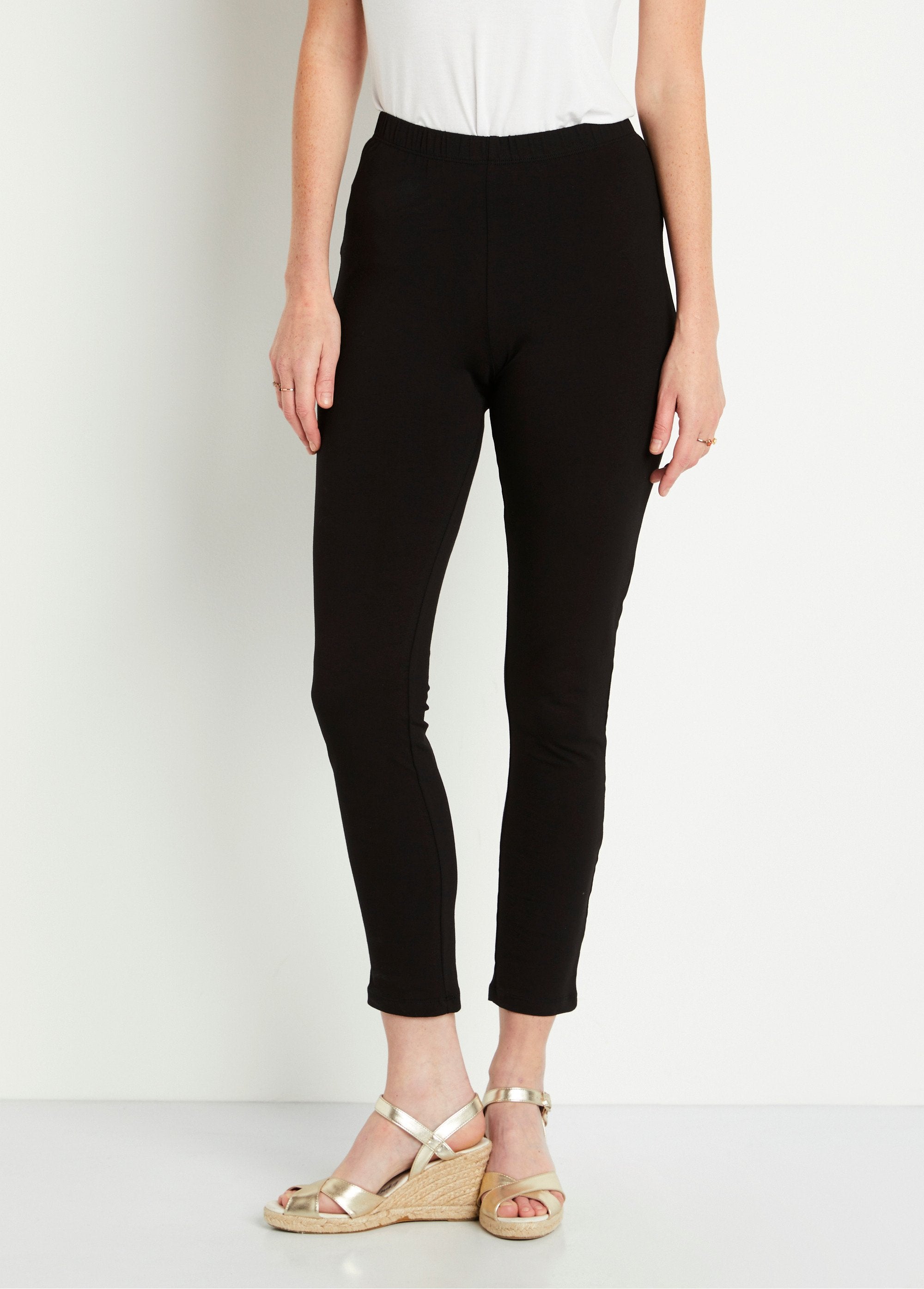 Bedrukte_legging_met_elastische_tailleband_Effen_zwart_FA2_slim