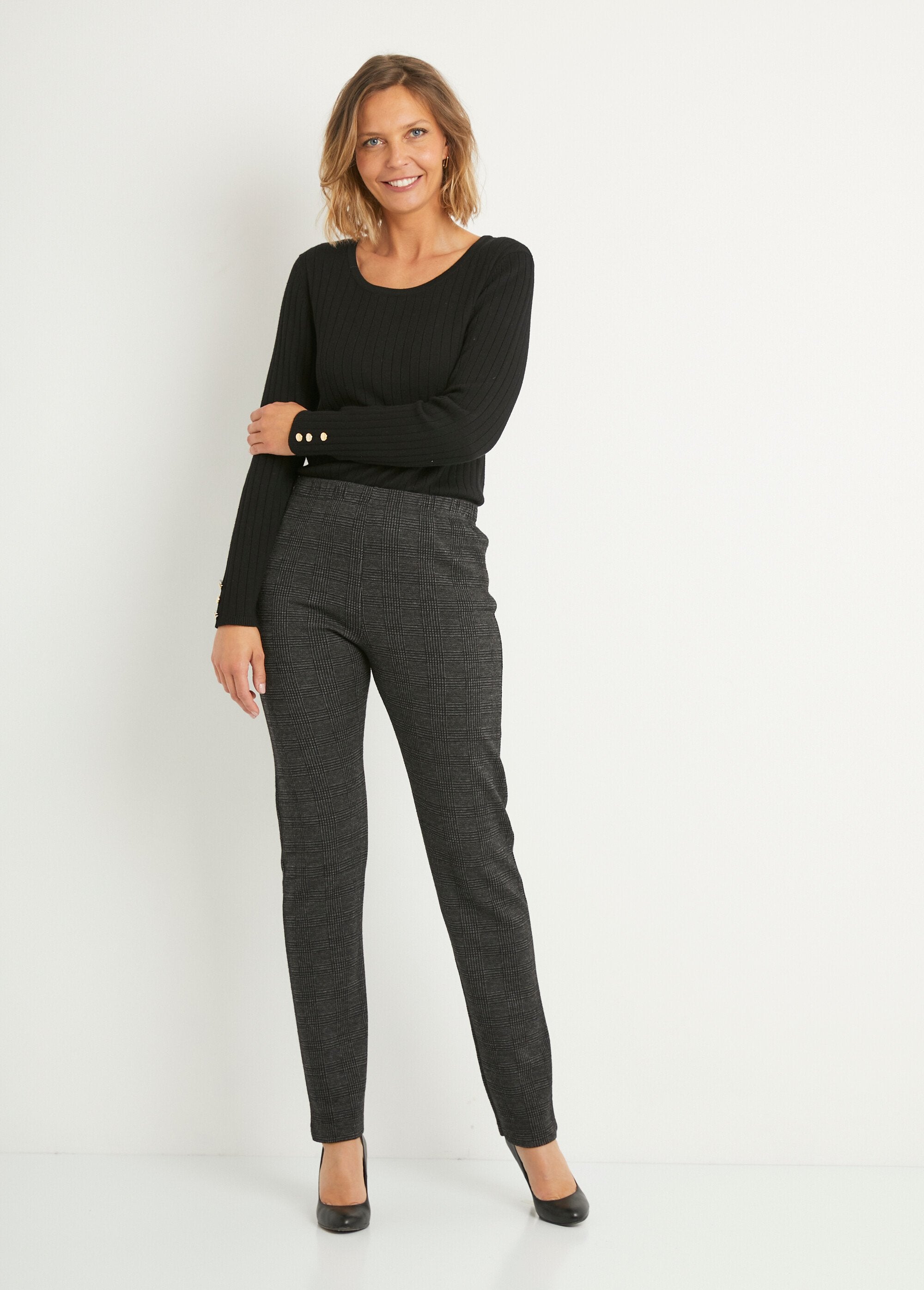 Stretch_jersey_elasticated_waist_leggings_Gray_tiles_SF1_slim