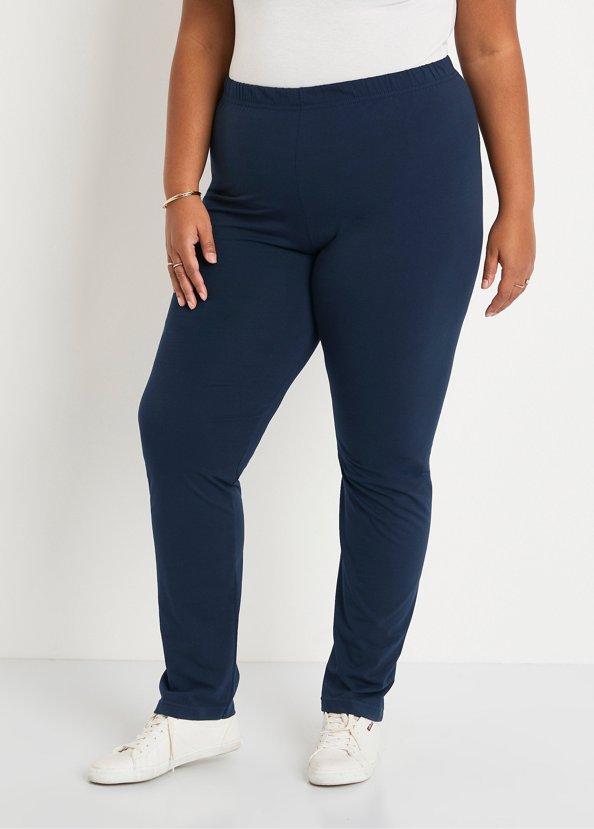 Leggings_de_cintura_elástica_em_jersey_de_algodão_Marinho_FA2_curvy